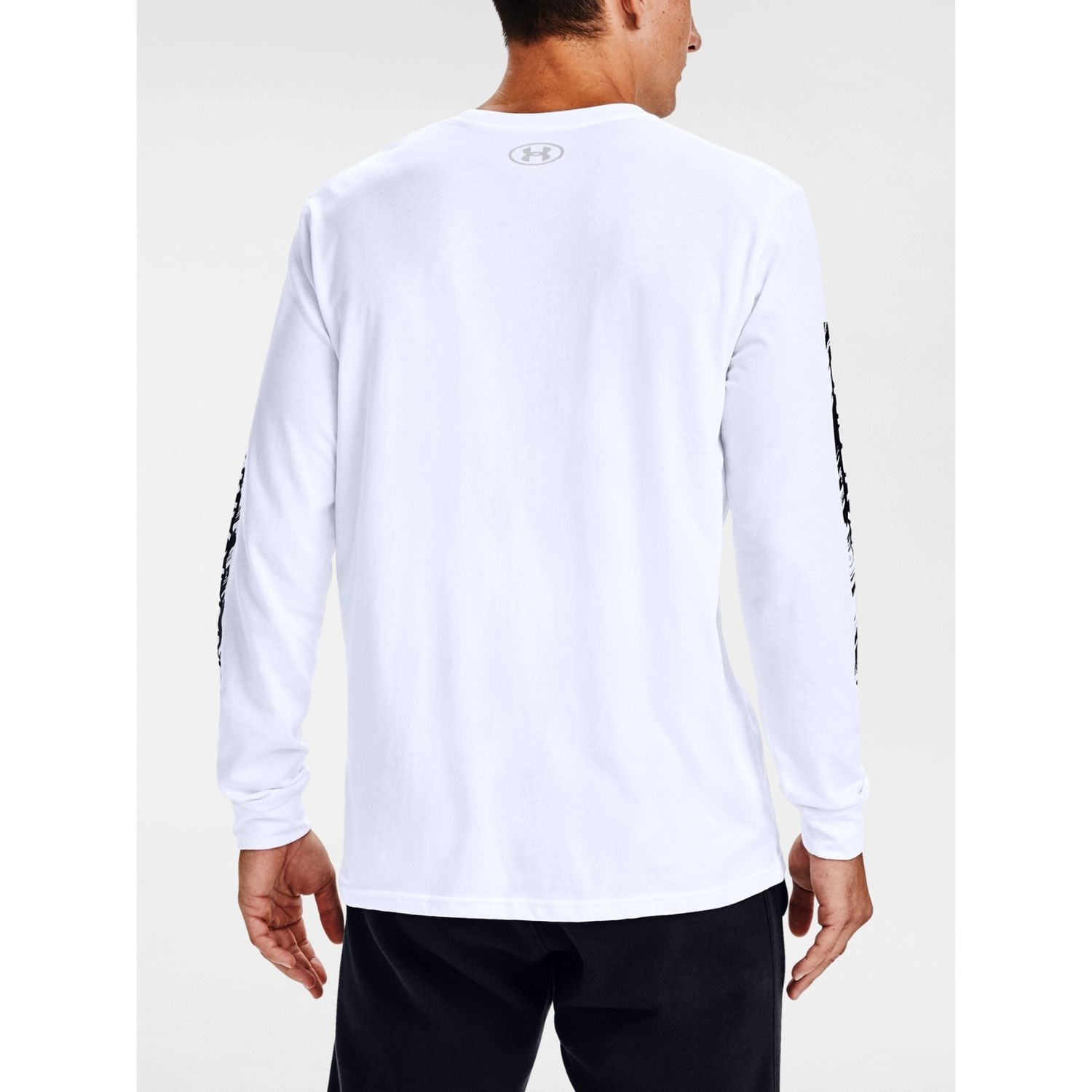 Tričko UNDER ARMOUR Box Logo Sketch LS White - OBLEČENIE - 2