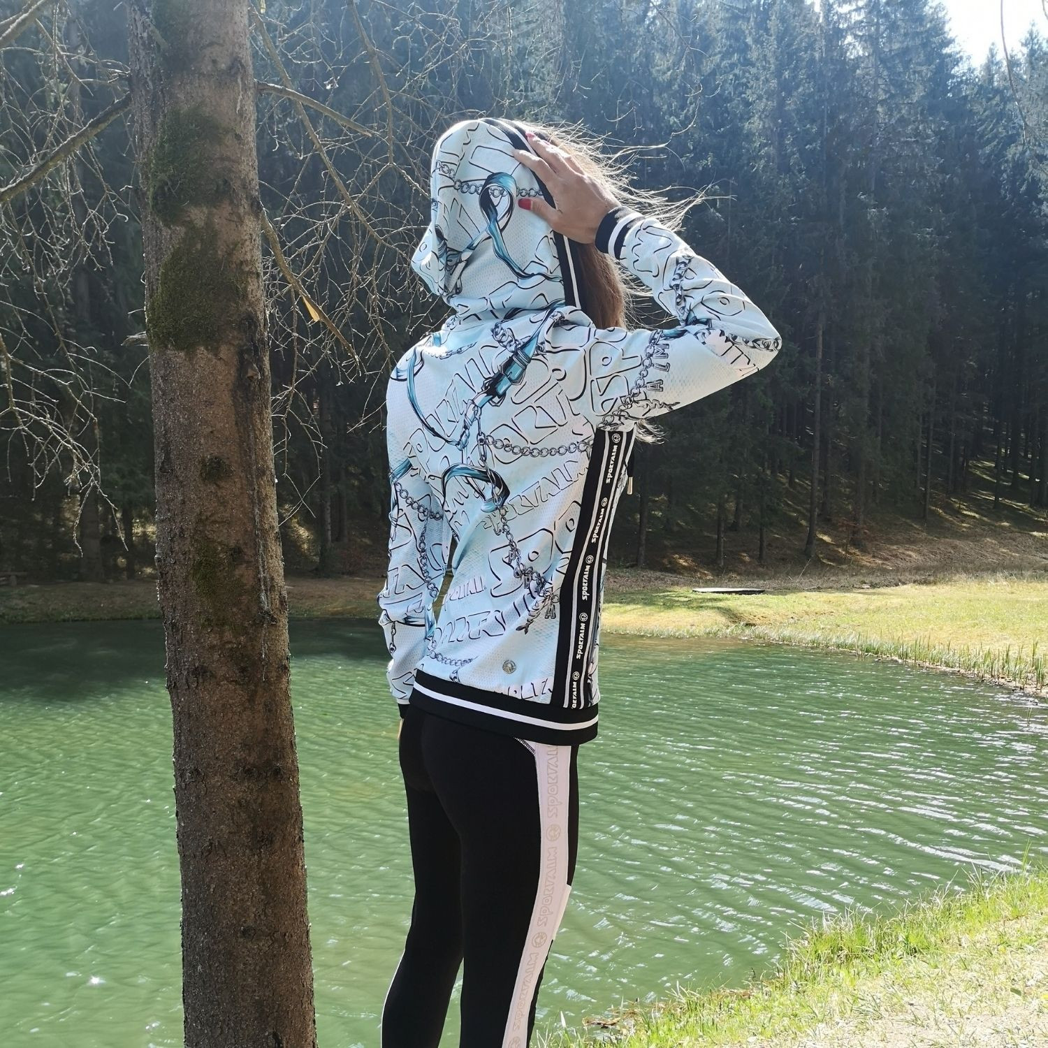 Mikina SPORTALM Sponge Mint - Mikiny s kapucňou - 2