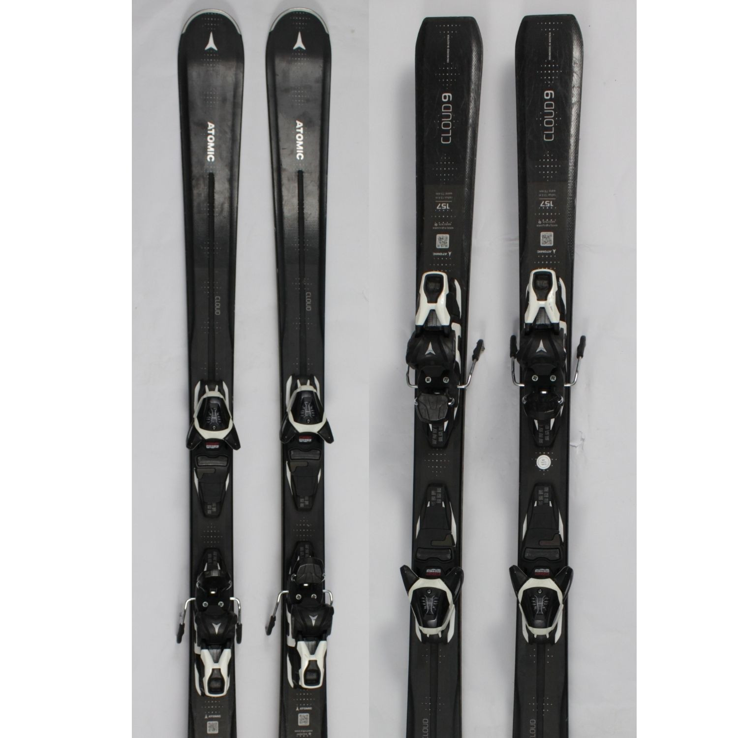 Jazdené bazárové lyže ATOMIC Cloud 9 Black II - Dámske lyže - 1