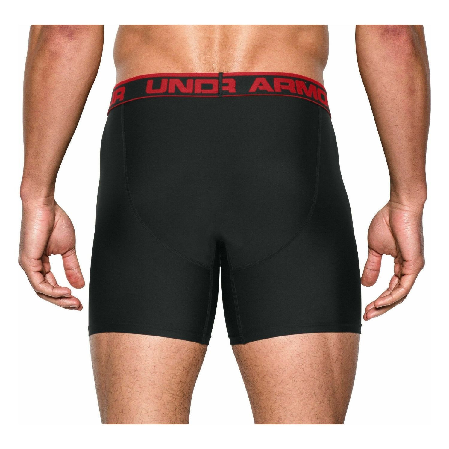 Boxerky UNDER ARMOUR The Original 6'' BoxerJock Black/Red - Spodná bielizeň - 2