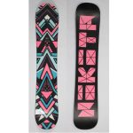 Jazdený bazárový snowboard Nikita Pink s viazaním