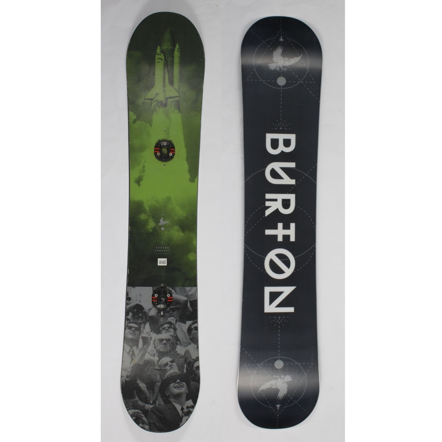 Jazdený bazárový snowboard BURTON Process s viazaním - Pánske snowboardy - 1