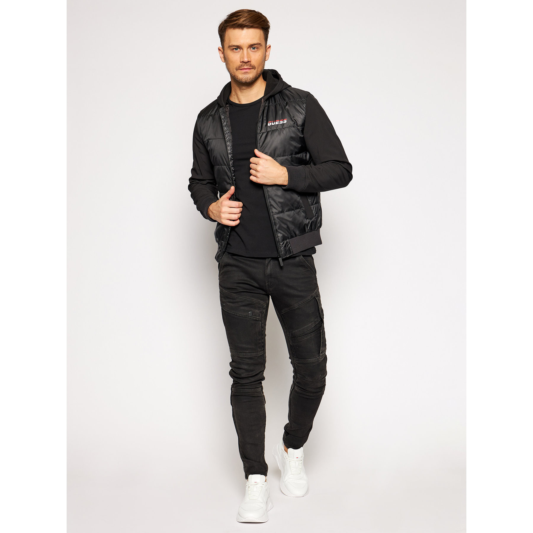 Bundička GUESS Fall Black - Bundy & Vesty - 4