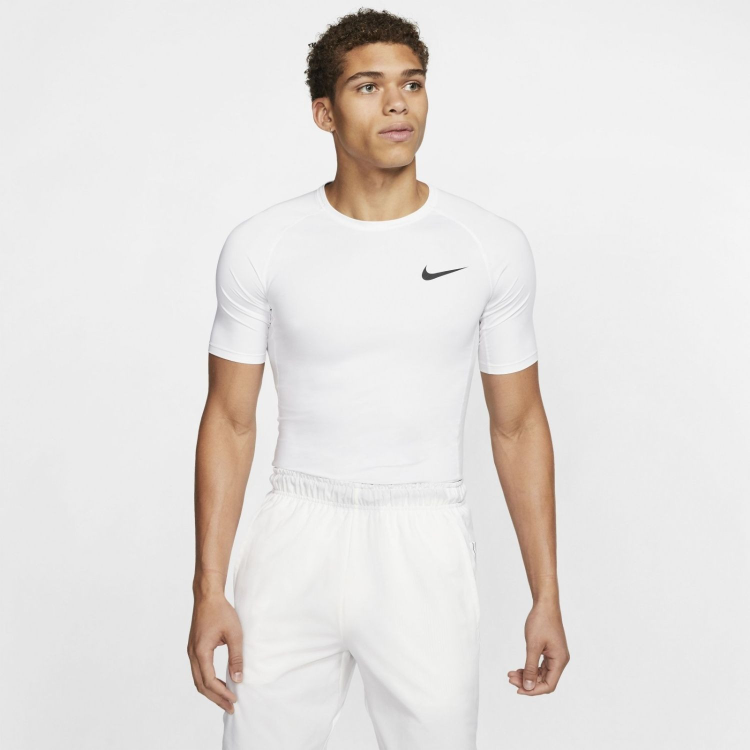 Tričko NIKE M NP Top SS Tight White - NIKE - 1