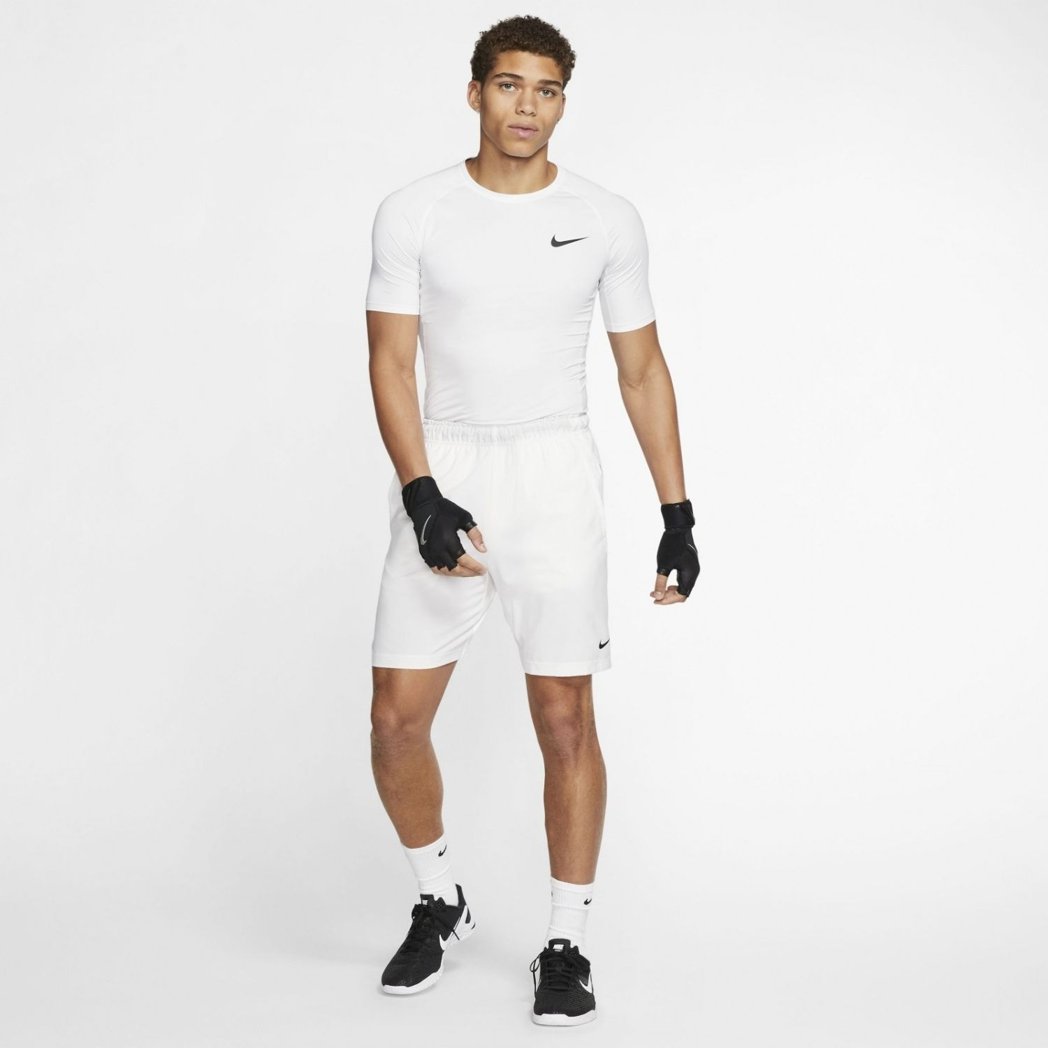 Tričko NIKE M NP Top SS Tight White - NIKE - 4