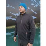 Pánska mikina GTS Knitted Fleece Jacket Black