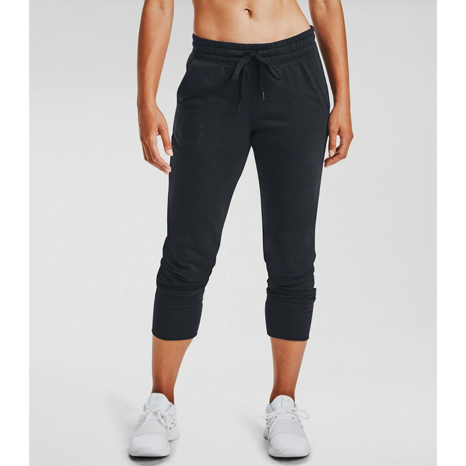 Tepláky UNDER ARMOUR Rival Fleece Metallic Black - Tepláky - 1