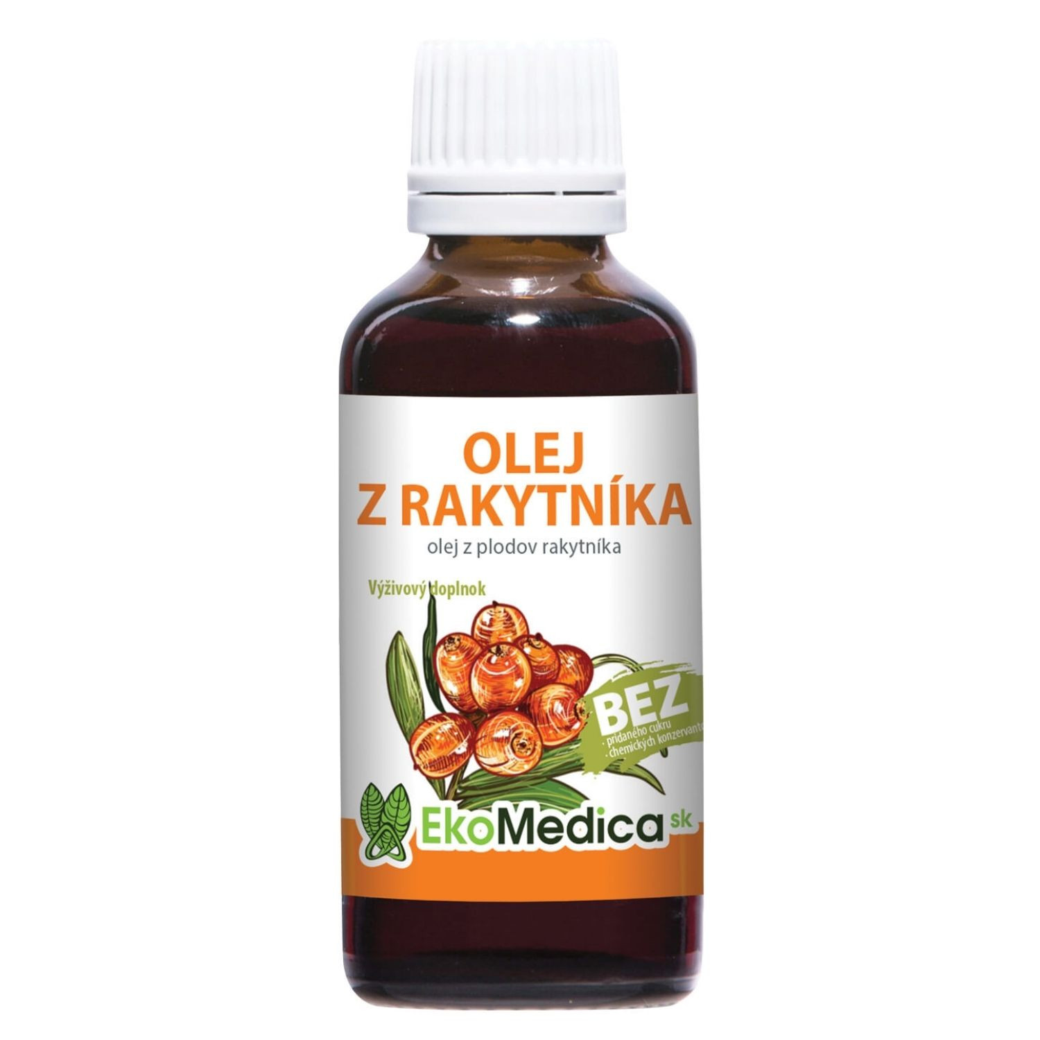 EkoMedica 100% olej z Rakytníka 50 ml - Prírodné liečivé oleje - 1