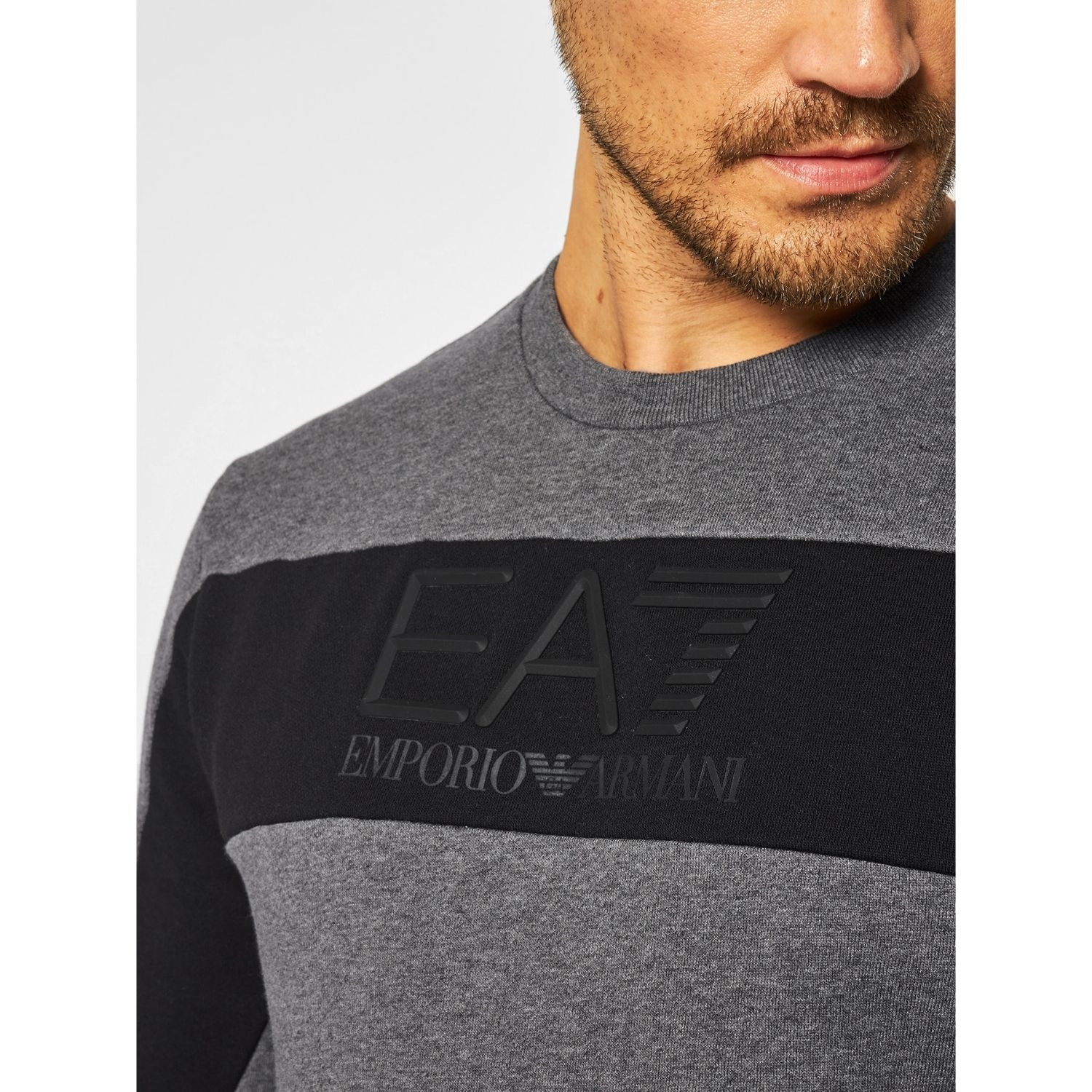 Mikina EMPORIO ARMANI Training Colorblock - Mikiny bez kapucne - 3