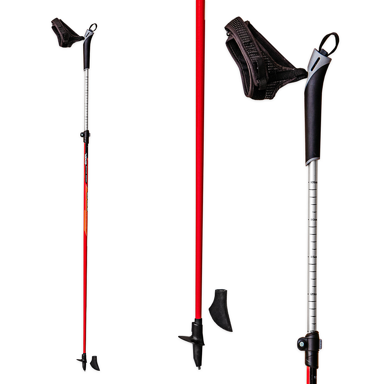 Nordic walking palice EXEL Sport Carbon 105 - 130 cm - Trekingové palice - 1