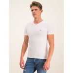 Pánske tričko GUESS 2-Pack V Neck White