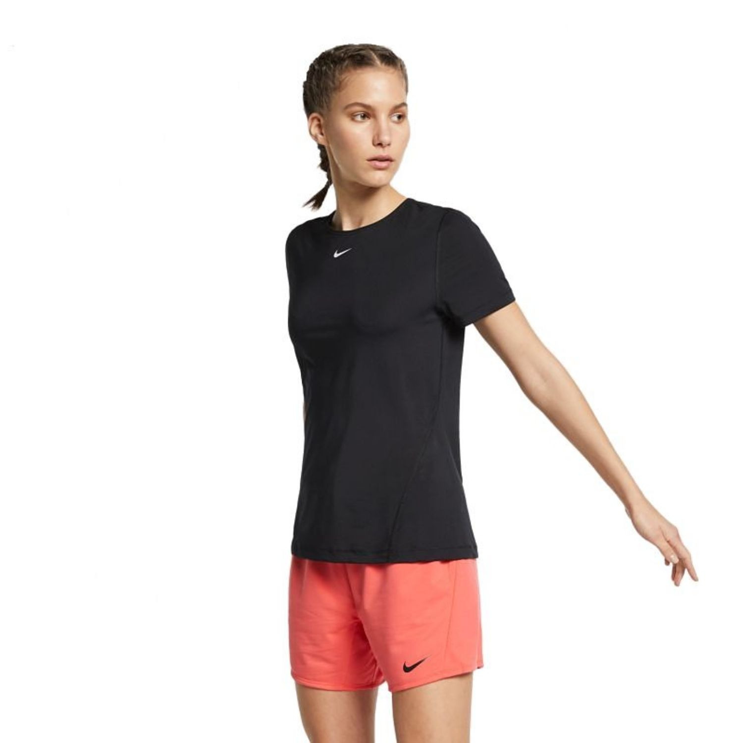 Tričko NIKE SS All Over Mesh Black - Dámske oblečenie - 1