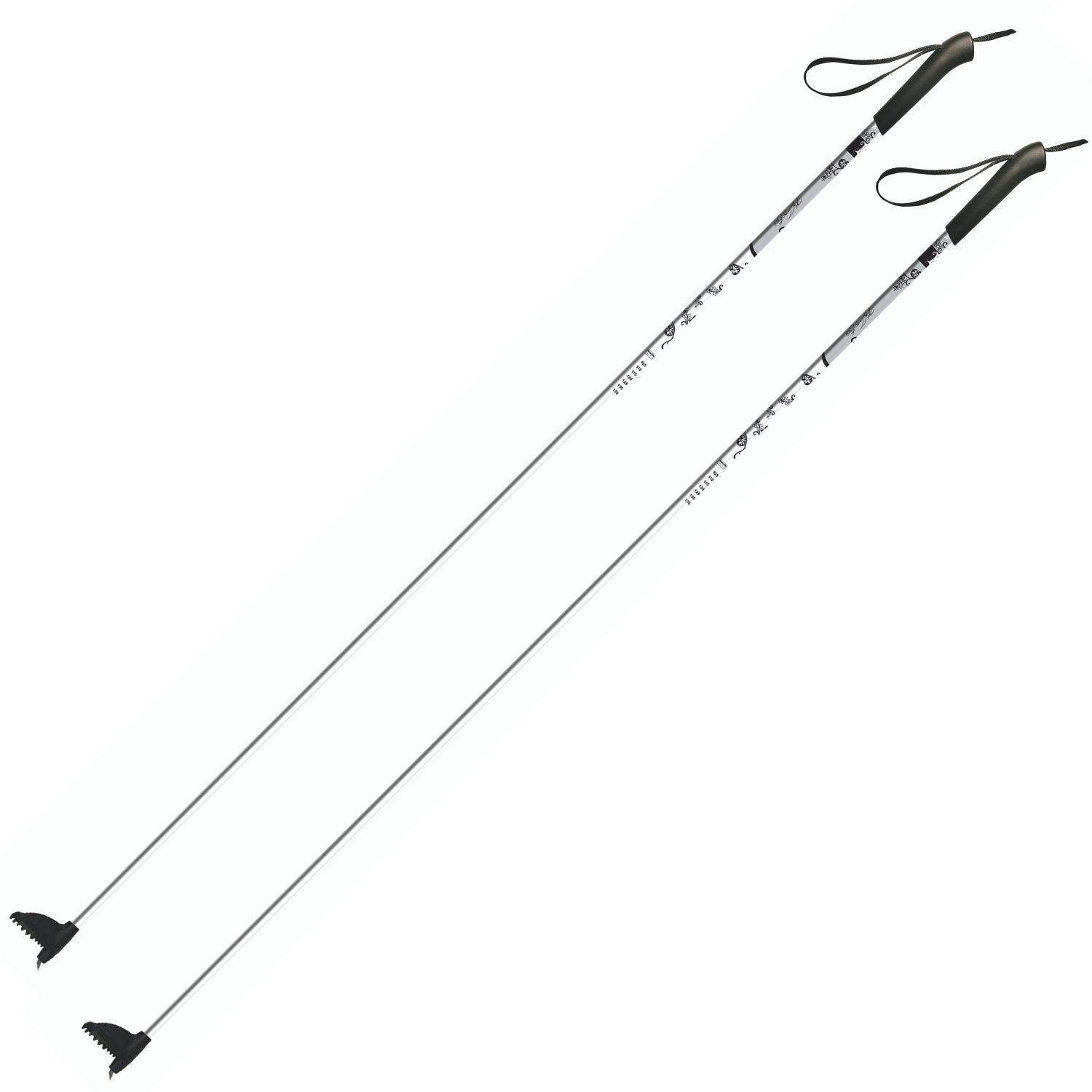 Palice na bežky ITALBASTONI XC White - Pre deti - 1