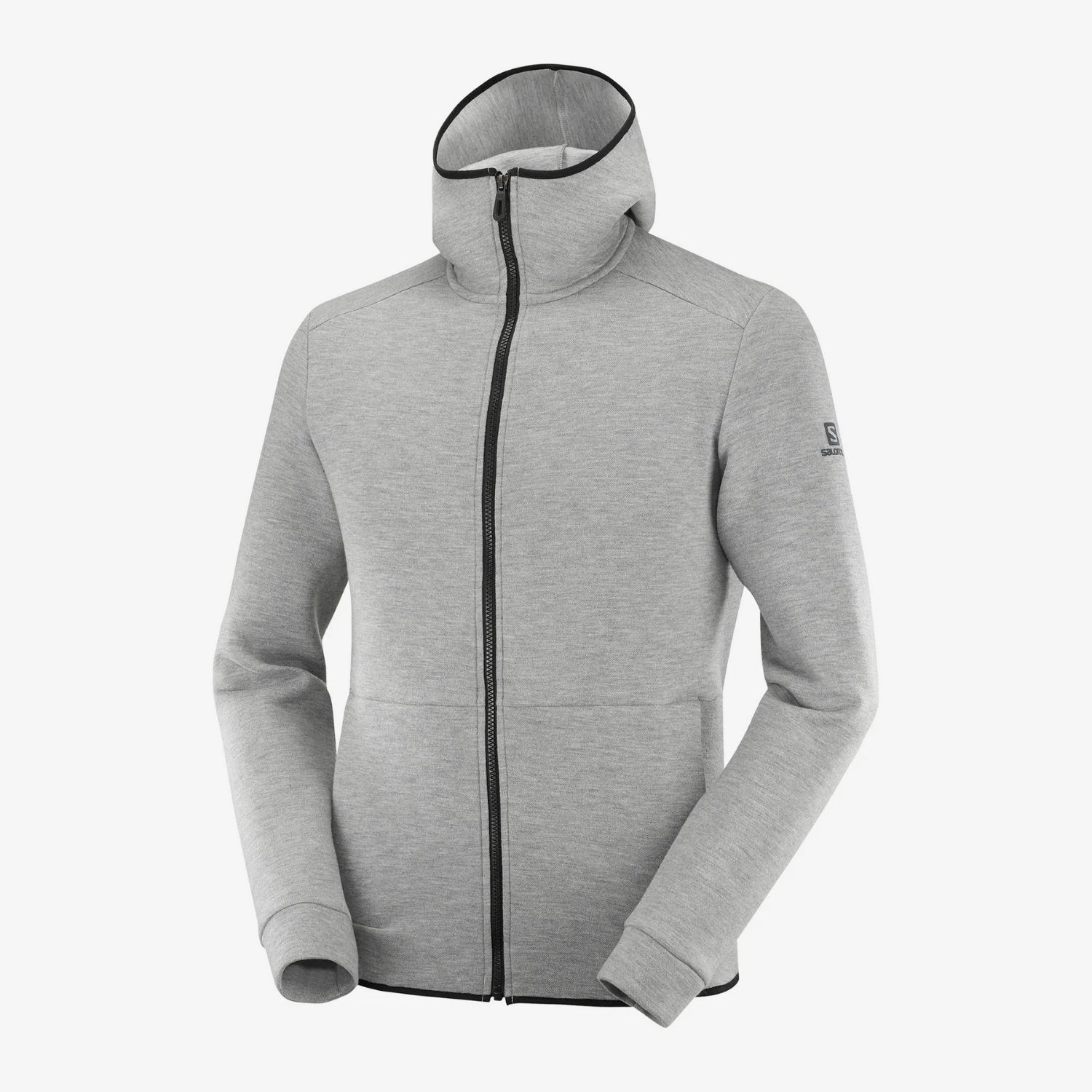 Mikina SALOMON Sight Hoodie Grey - Mikiny s kapucňou - 4