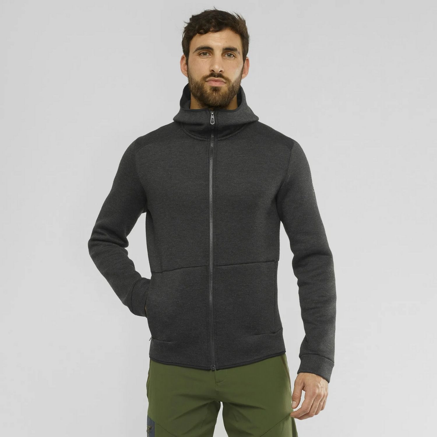 Mikina SALOMON Sight Hoodie Black - Mikiny s kapucňou - 1