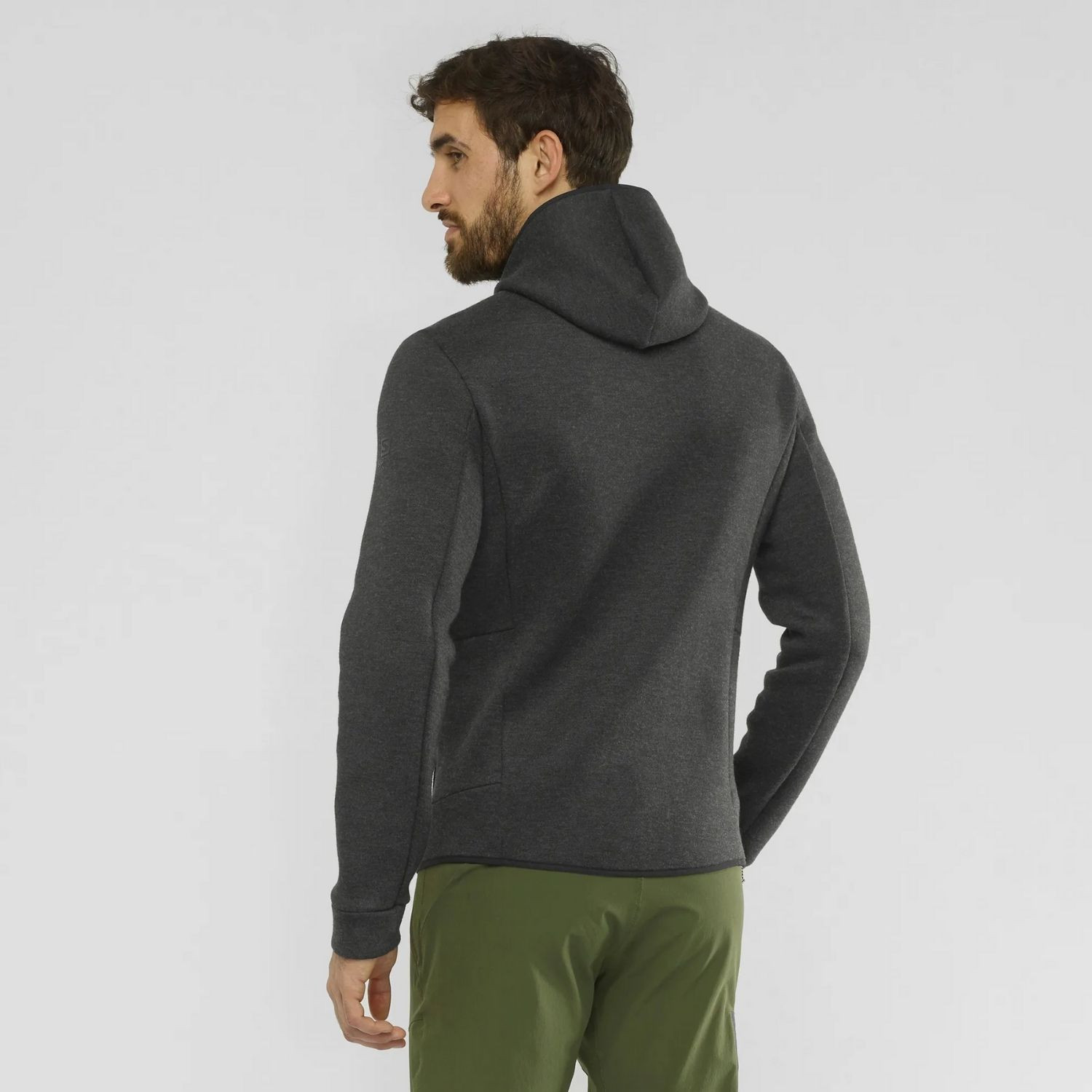 Mikina SALOMON Sight Hoodie Black - Mikiny s kapucňou - 2