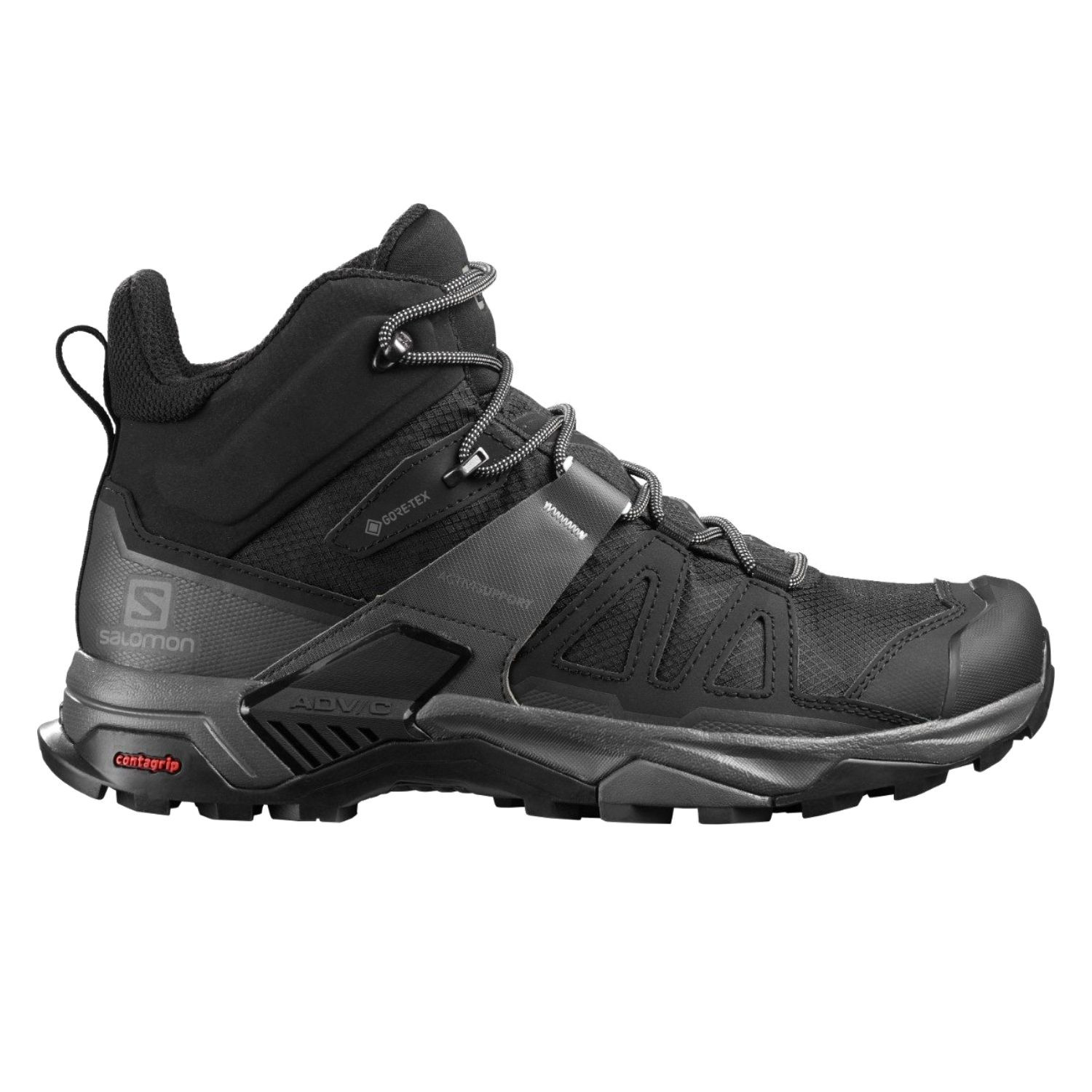 Turistické topánky SALOMON X Ultra 4 MID GTX Black - Turistická obuv - 1