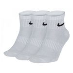 Ponožky NIKE Everyday LTWT Ankle 3-Pair White