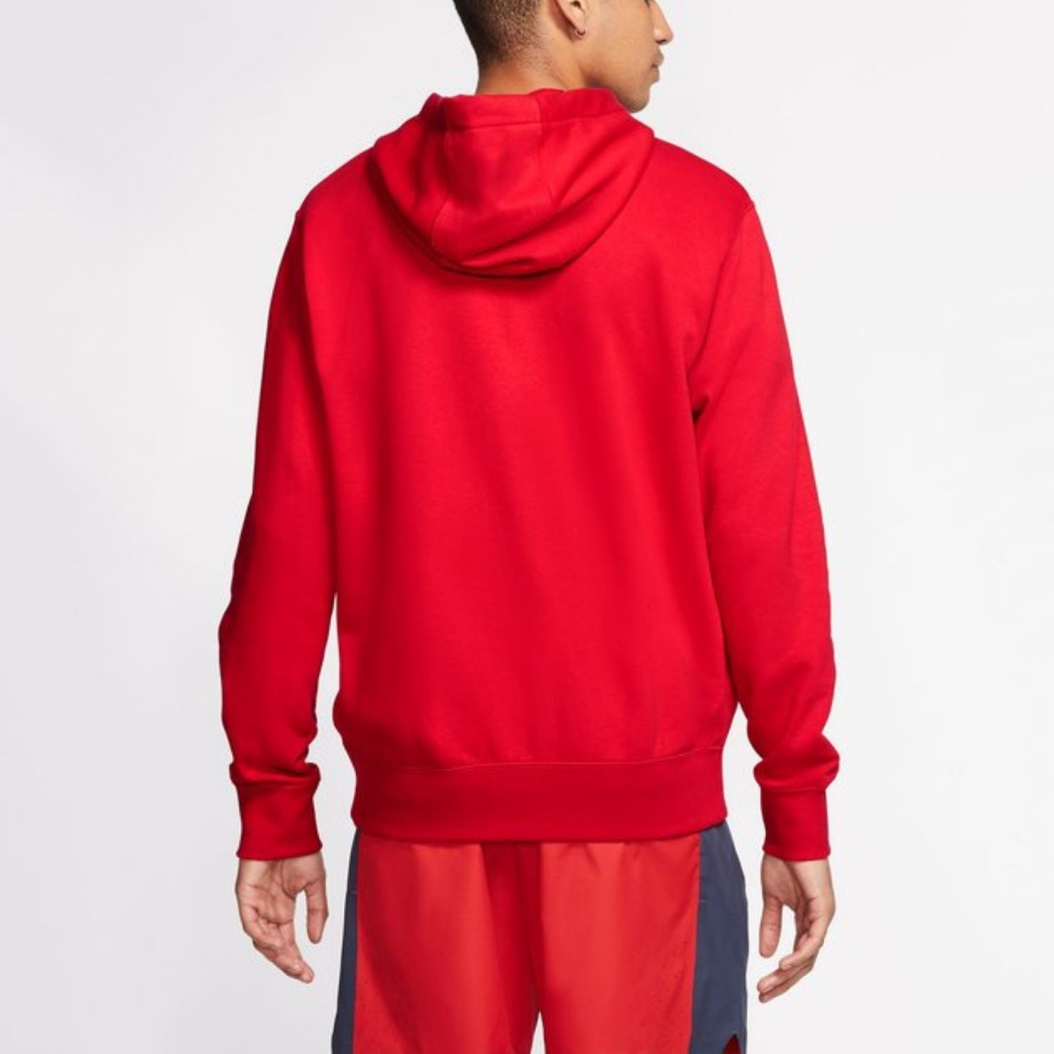 Mikina NIKE M NSW Club Hoodie FZ FT Red - Mikiny s kapucňou - 2