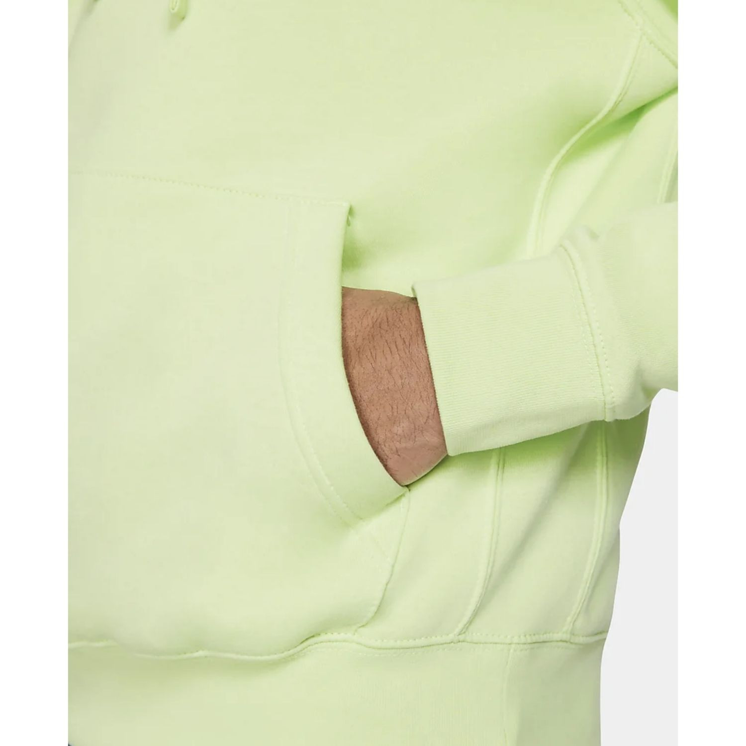Mikina NIKE M NSW Club Hoodie PO BB GX Lime - Mikiny s kapucňou - 3