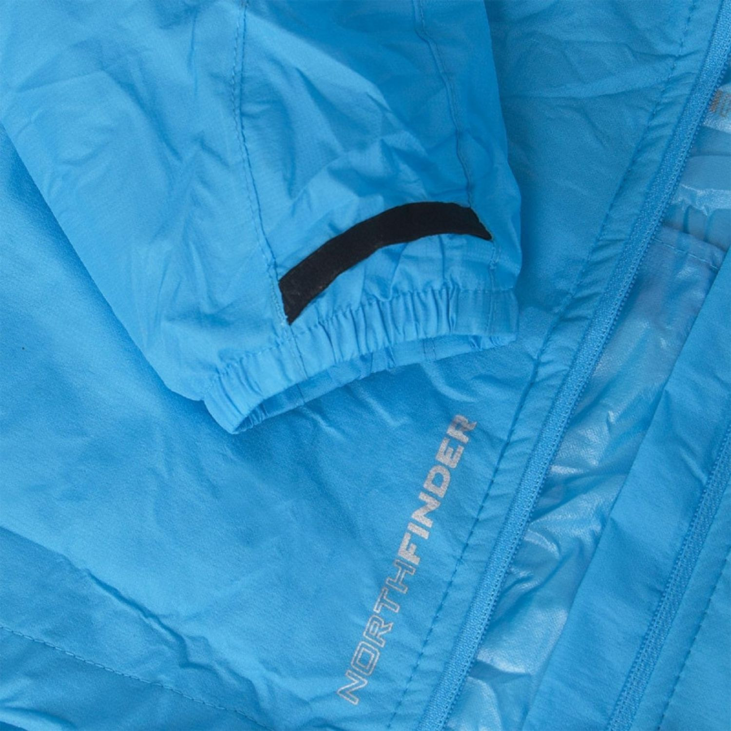 Pánska vodotesná zbaliteľná outdoorová bunda NORTHFINDER Northkit Čierna - Bundy & Vesty - 3