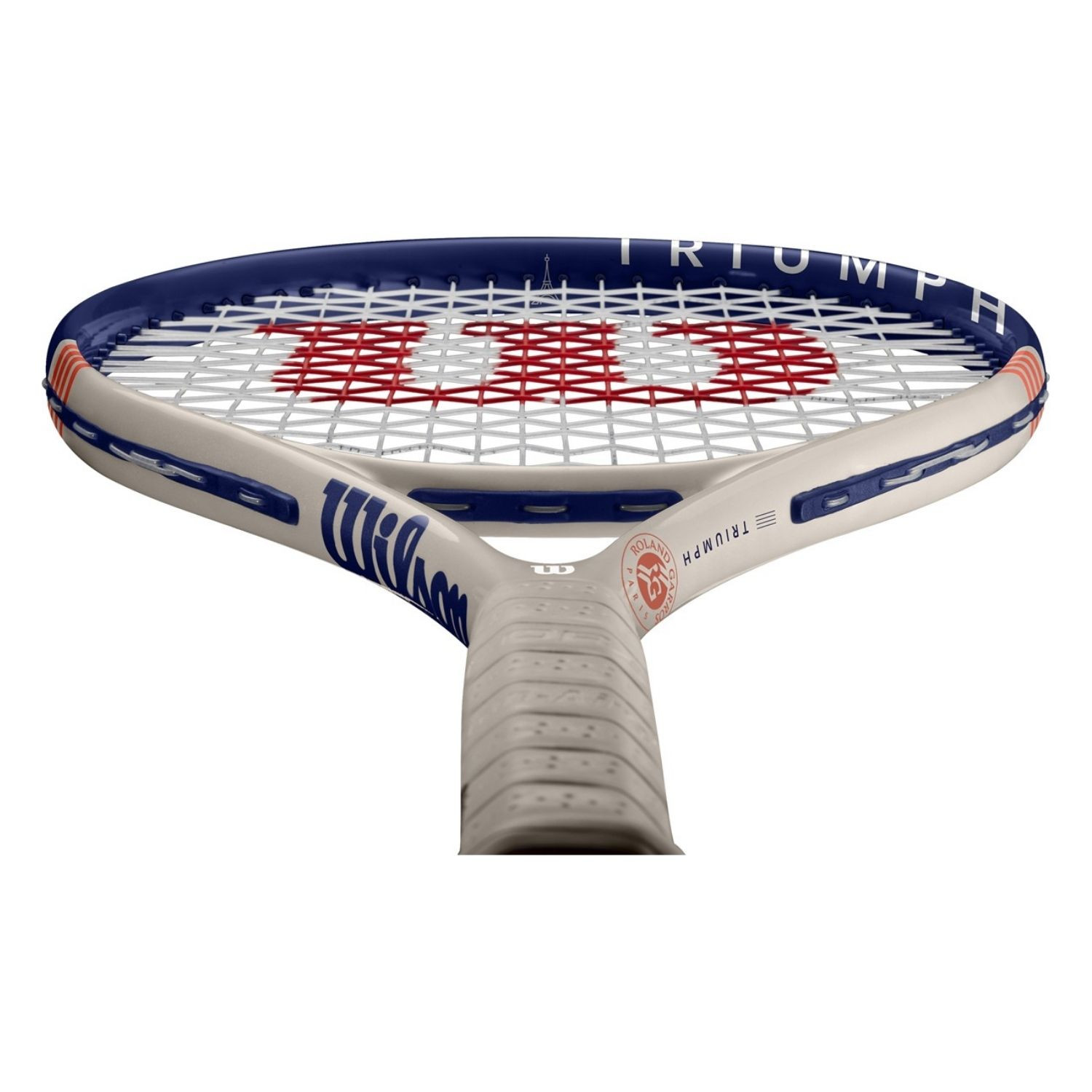 Tenisová raketa WILSON Roland Garros Triumph White/Blue - Tenisové rakety - 4