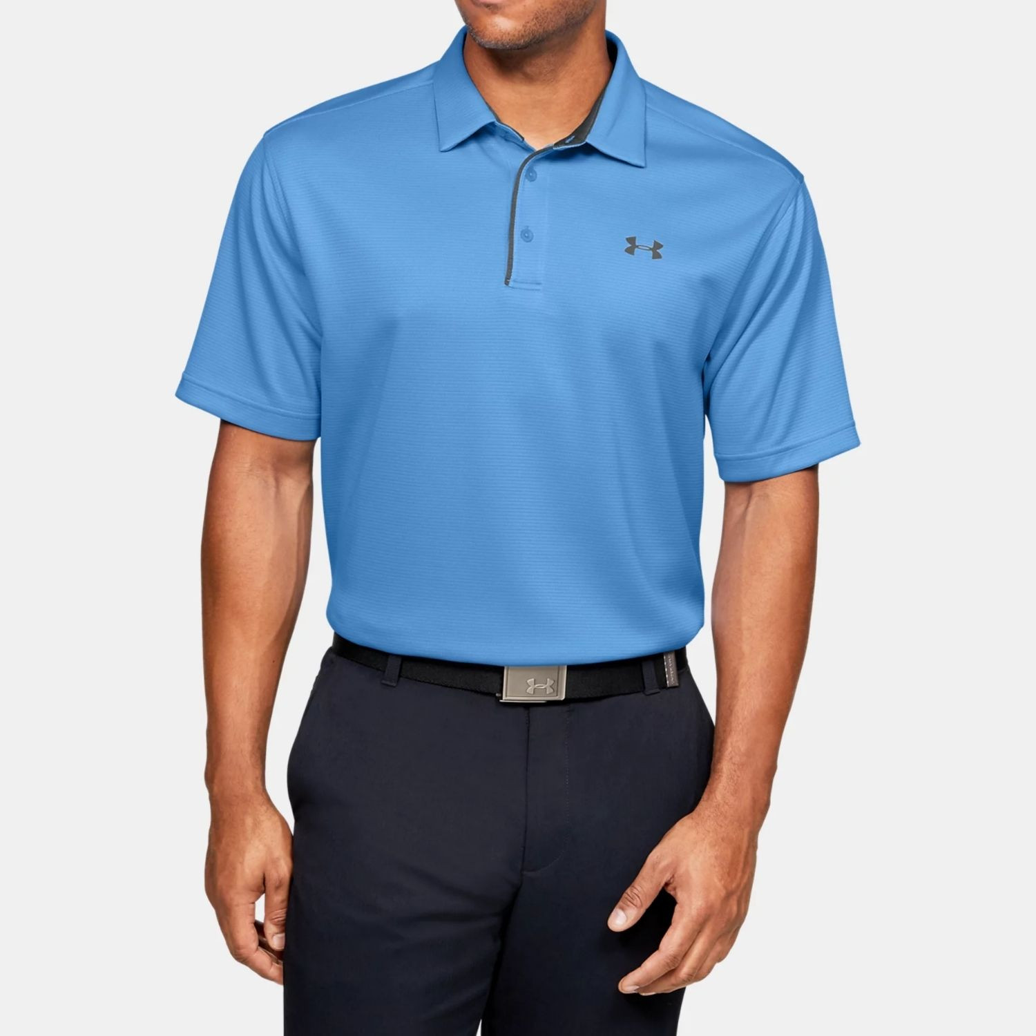 Polo tričko UNDER ARMOUR Tech Polo Blue - OBLEČENIE - 1