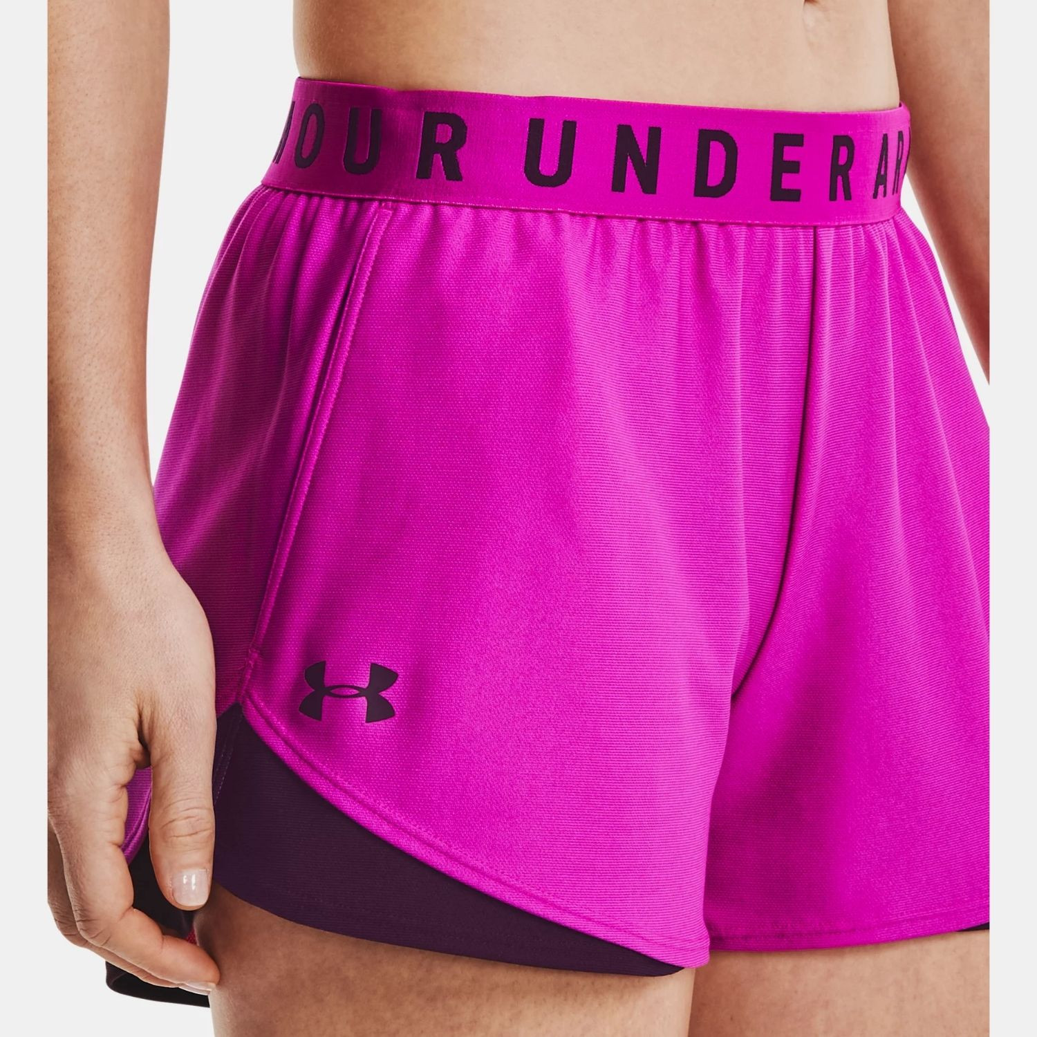 Šortky UNDER ARMOUR Play Up 3.0 Pink - Dámske kraťasy & šortky & sukne - 1