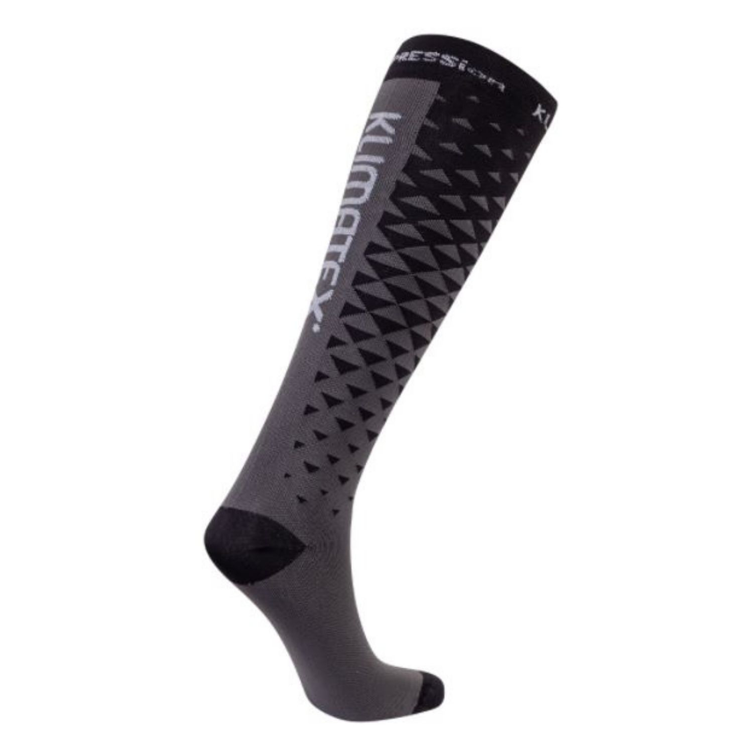 Kompresné podkolienky KLIMATEX Compress Toan Black/Grey - Podkolienky - 2