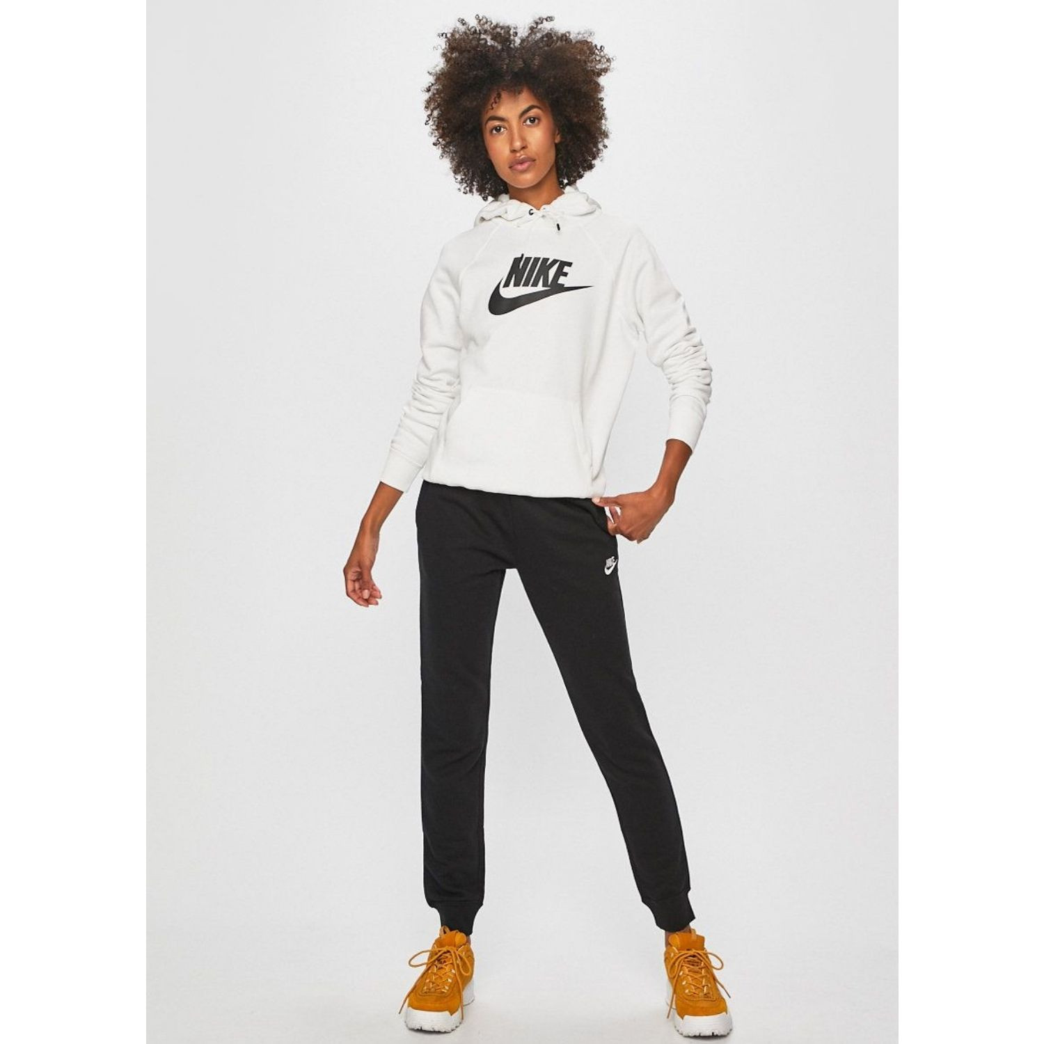 Tepláky NIKE Essentl REG Fleece Black - Tepláky - 3