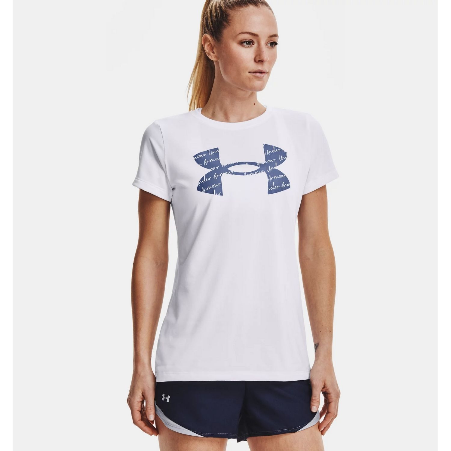 Tričko UNDER ARMOUR Tech™ Graphic Short Sleeve White - Dámske oblečenie - 1