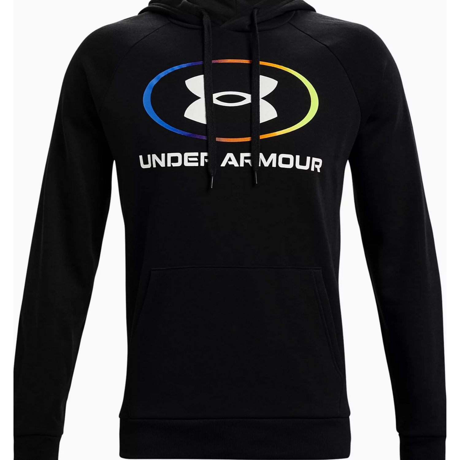 Mikina UNDER ARMOUR Rival Fleece Lockertag Hoodie Black - Mikiny s kapucňou - 3