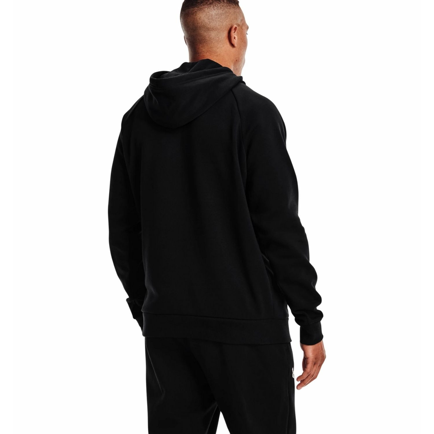 Mikina UNDER ARMOUR Rival Fleece Lockertag Hoodie Black - Mikiny s kapucňou - 5