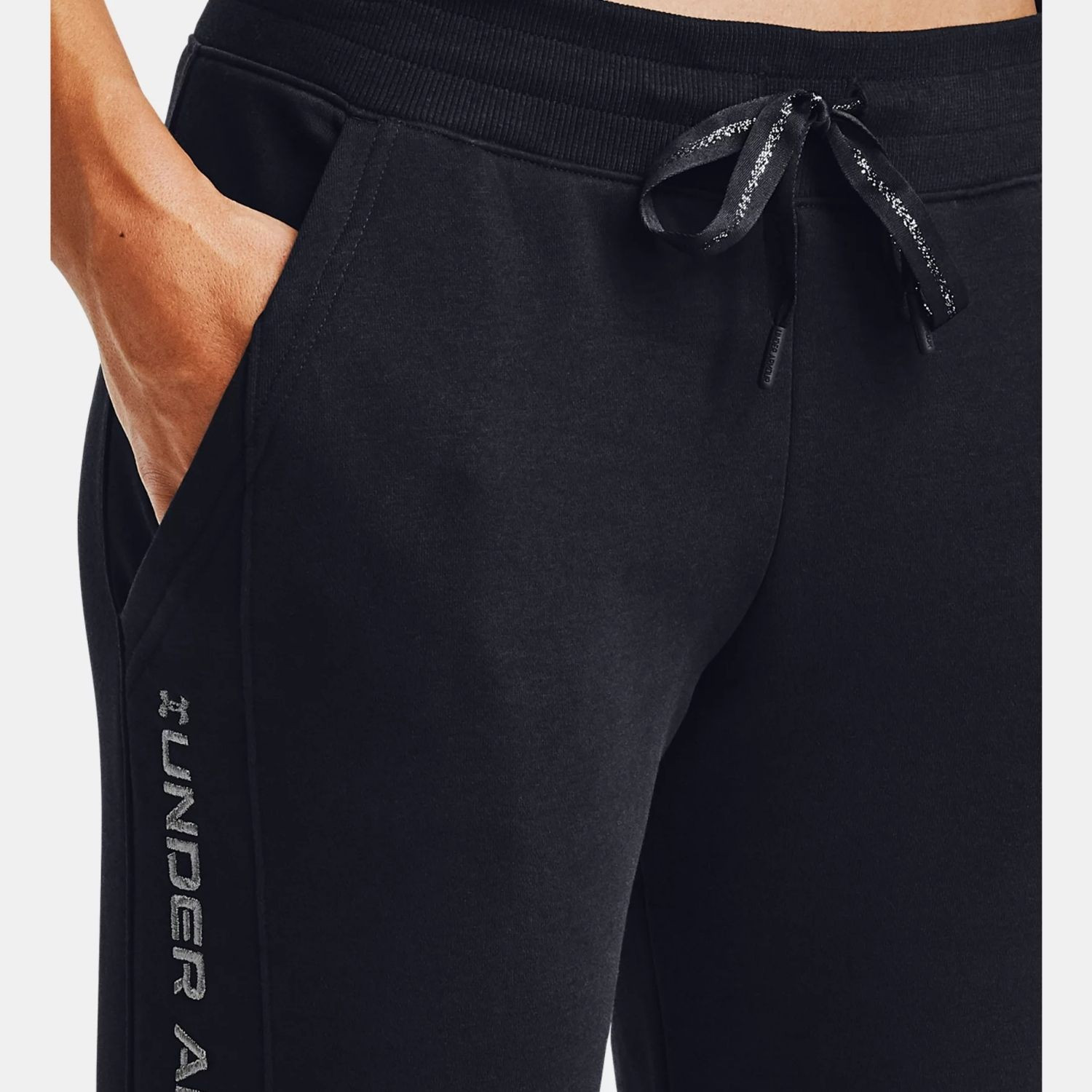 Tepláky UNDER ARMOUR Rival Fleece EMB Black - Tepláky - 3