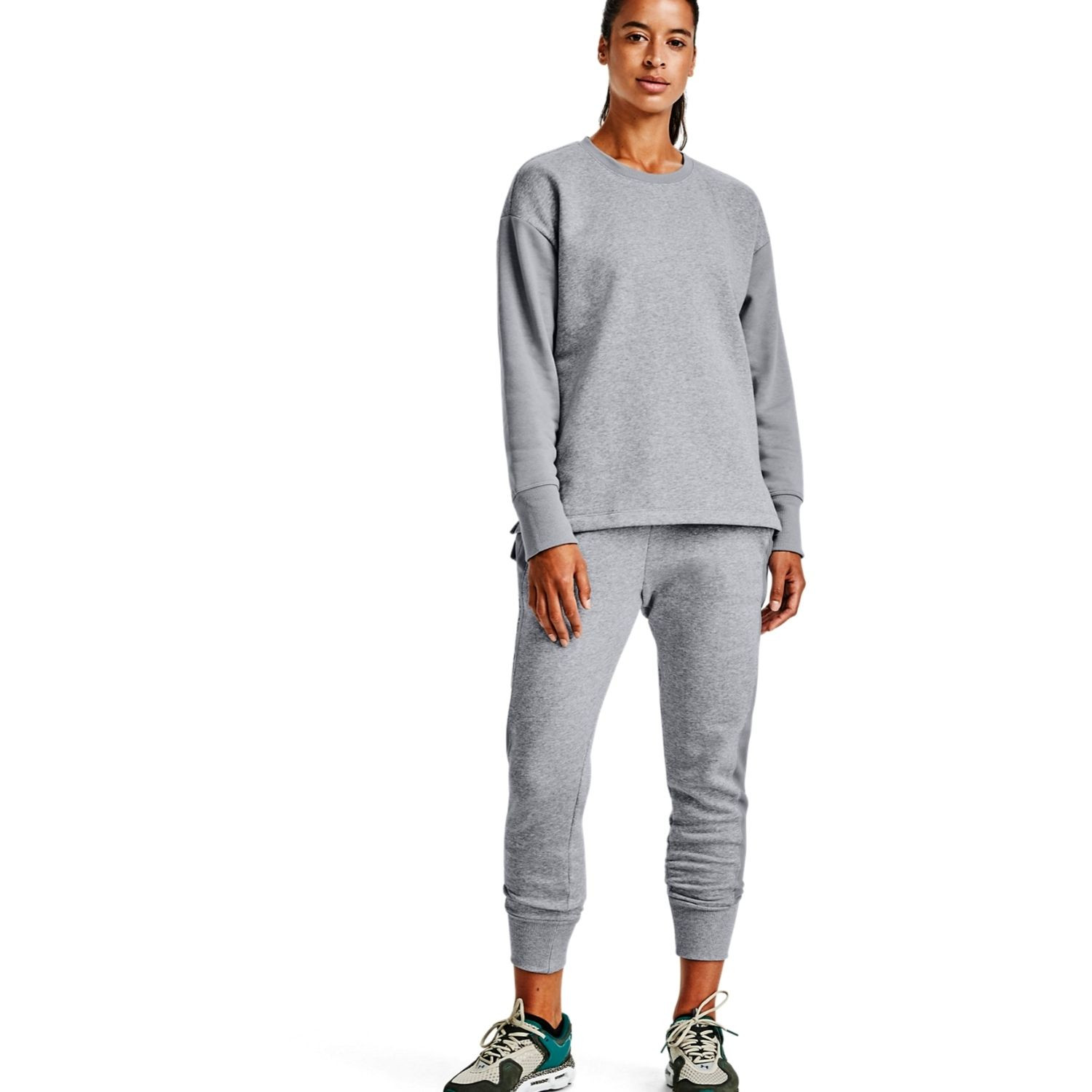 Tepláky UNDER ARMOUR Rival Fleece EMB Gray - Tepláky - 2