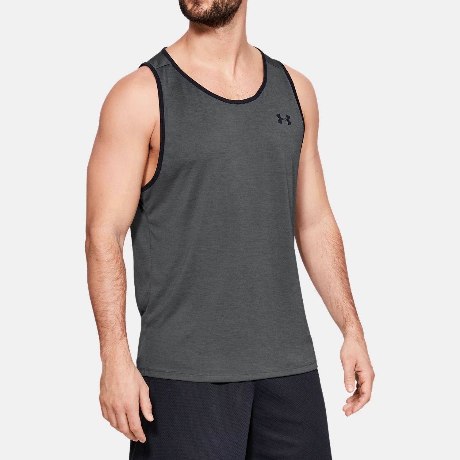 Tielko UNDER ARMOUR Tech™ Tank 2.0 Gray - OBLEČENIE - 1