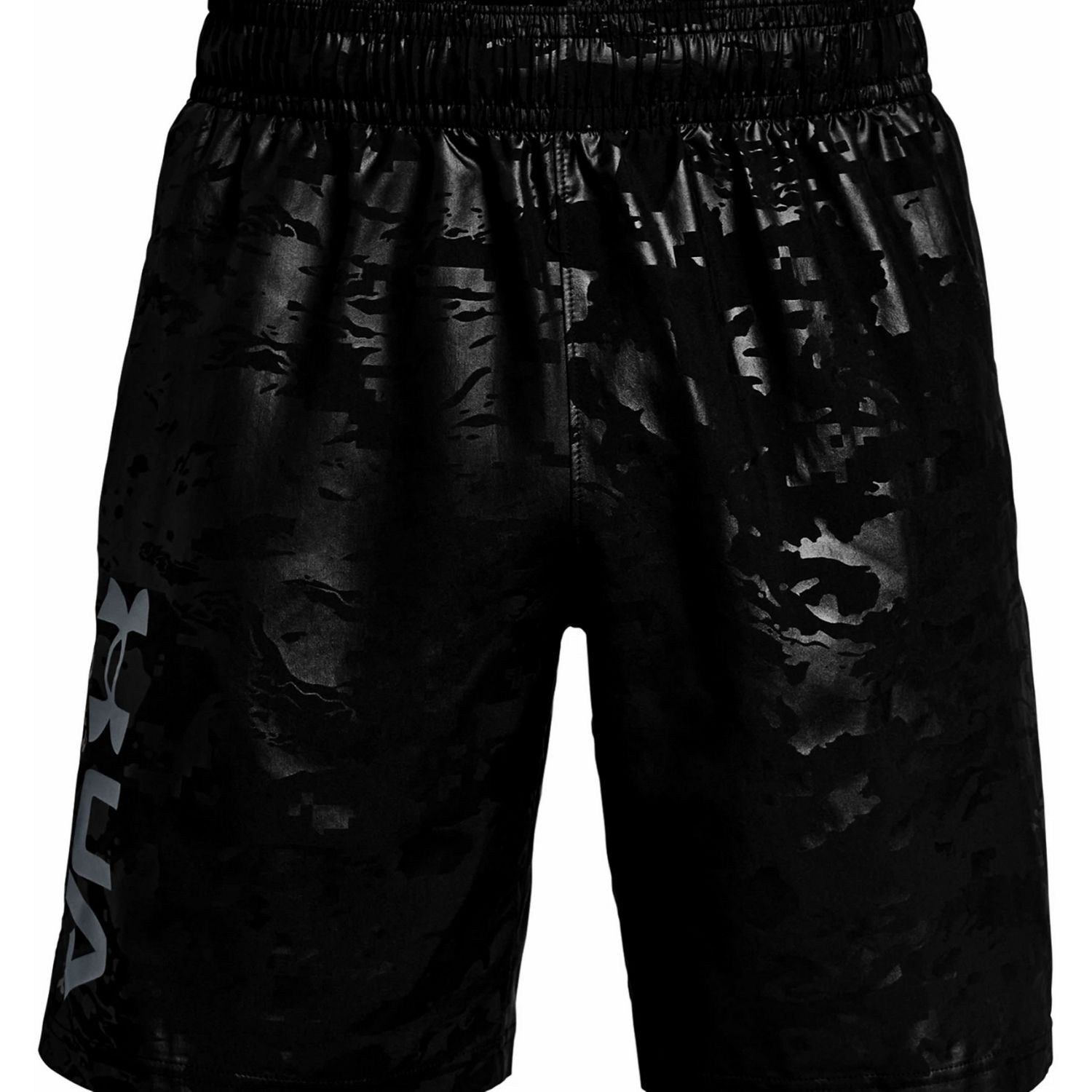 Šortky UNDER ARMOUR Woven Emboss Shorts Black - Kraťasy & Šortky - 5