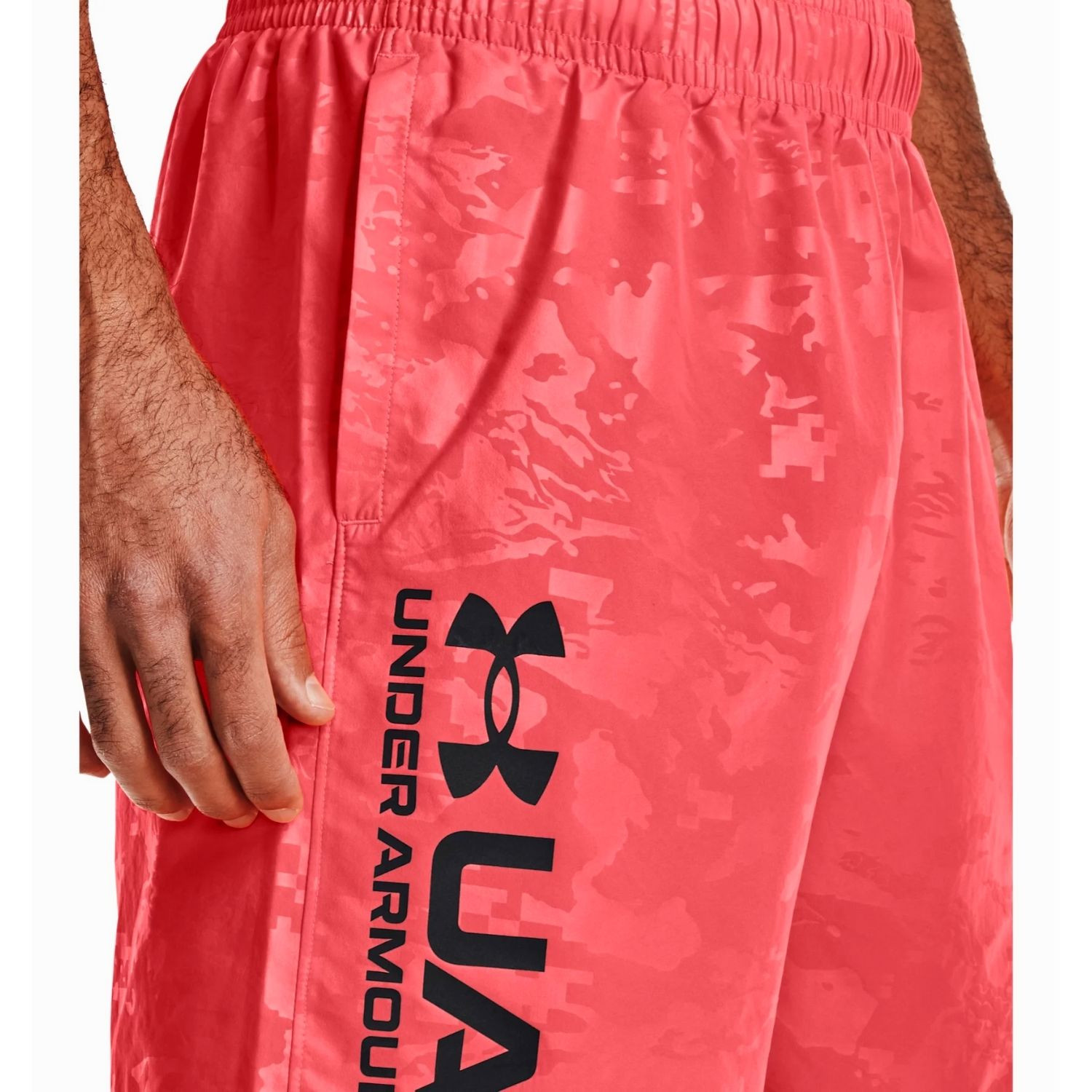 Šortky UNDER ARMOUR Woven Emboss Shorts Beta - Kraťasy & Šortky - 3