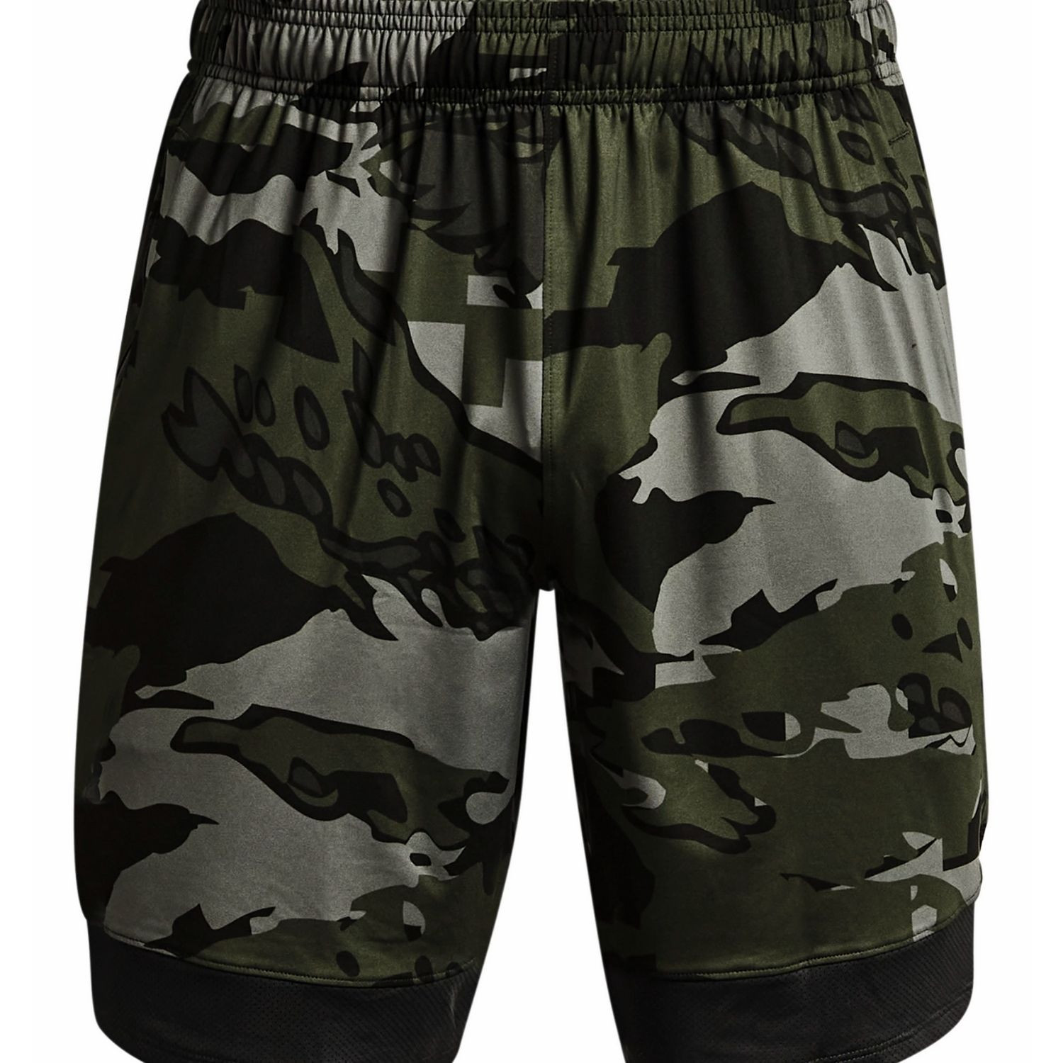 Šortky UNDER ARMOUR Train Stretch Camo GREEN - Kraťasy & Šortky - 5