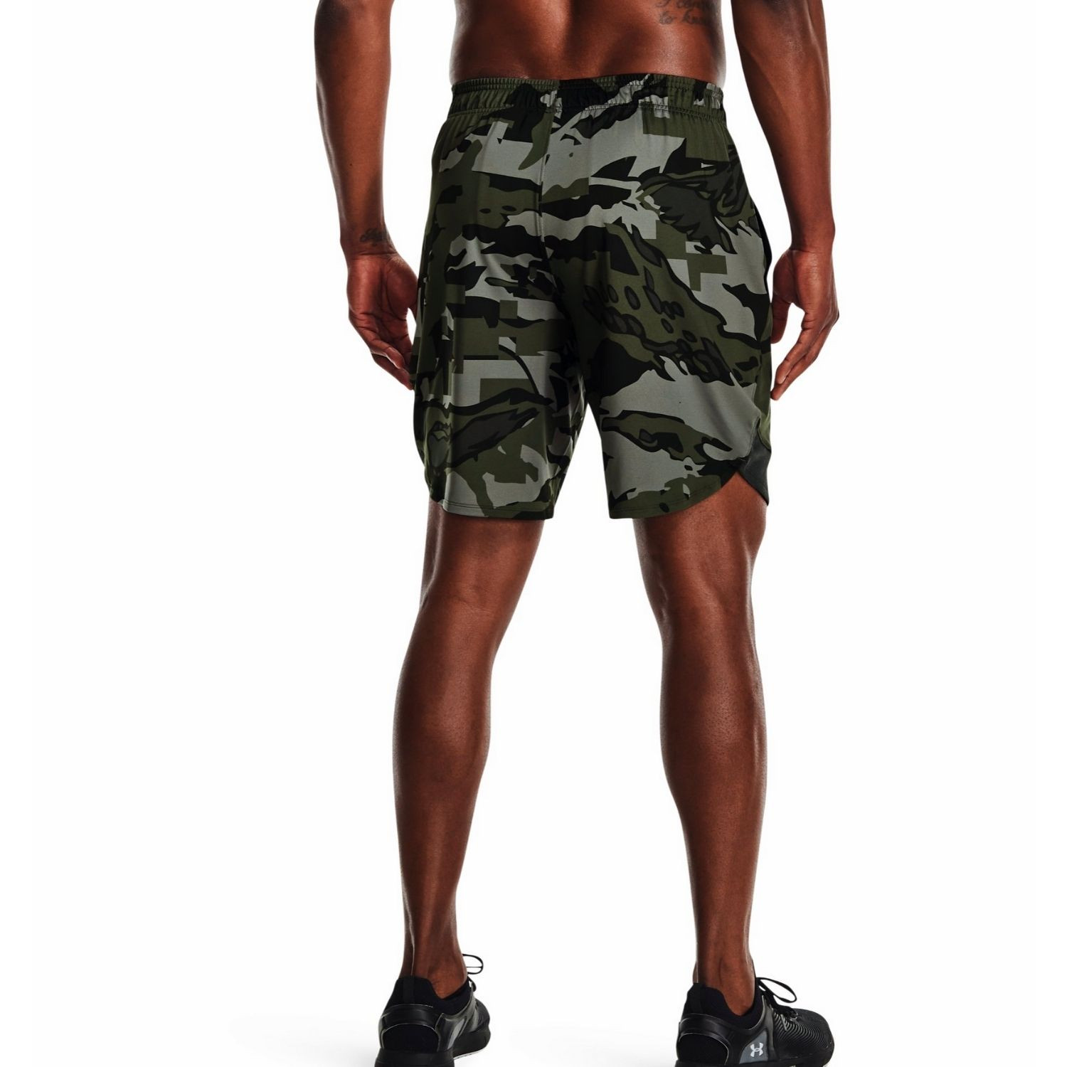 Šortky UNDER ARMOUR Train Stretch Camo GREEN - Kraťasy & Šortky - 2