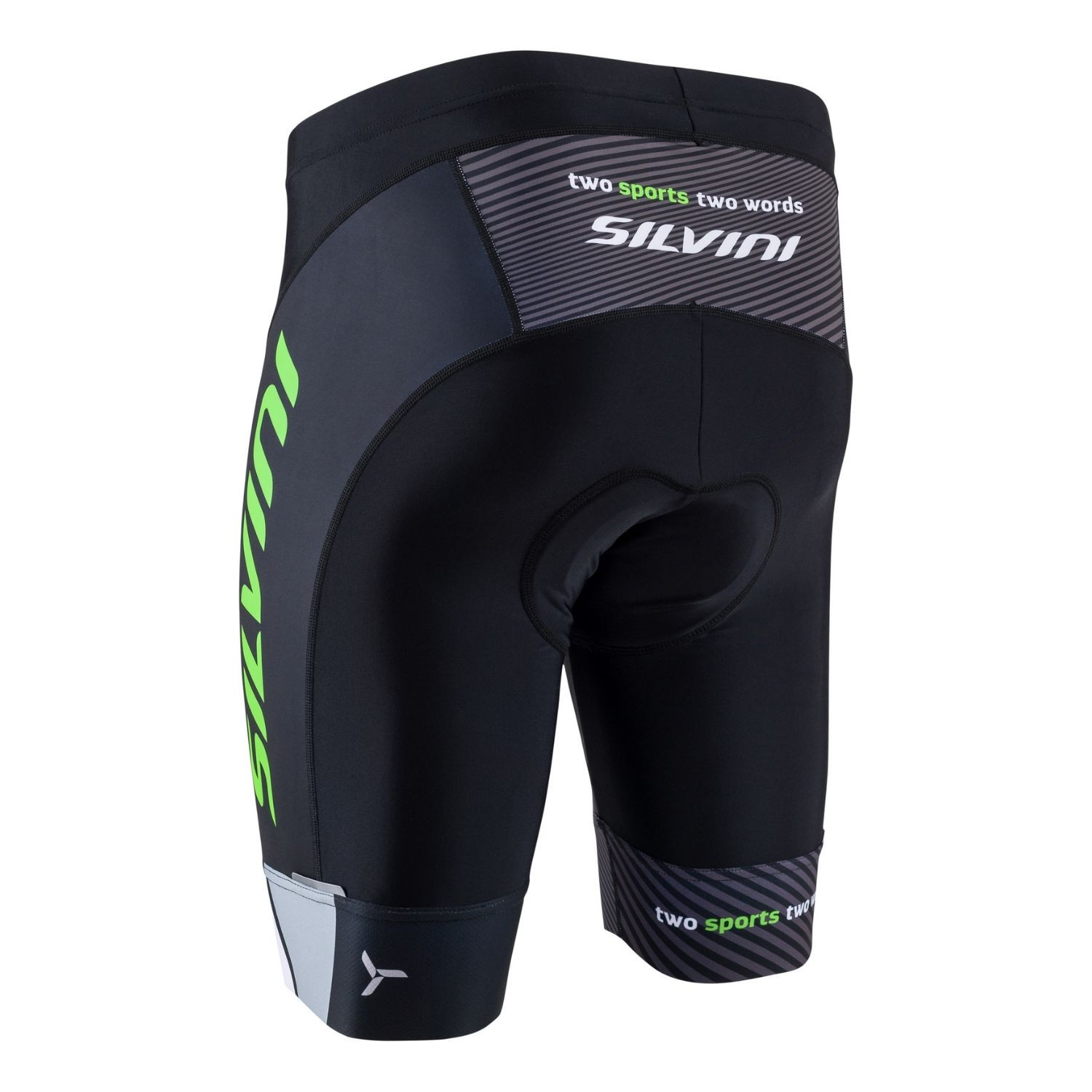 Cyklistické nohavice SILVINI Team MP1407 Green - Cyklo spodok - 2