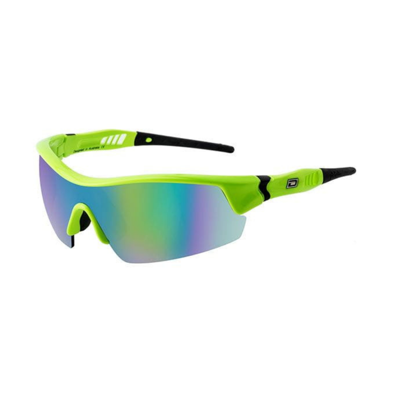 Polarizačné okuliare DIRTY DOG Sport Edge Fluro Green/Green Fusion Mirror - Slnečné okuliare - 1
