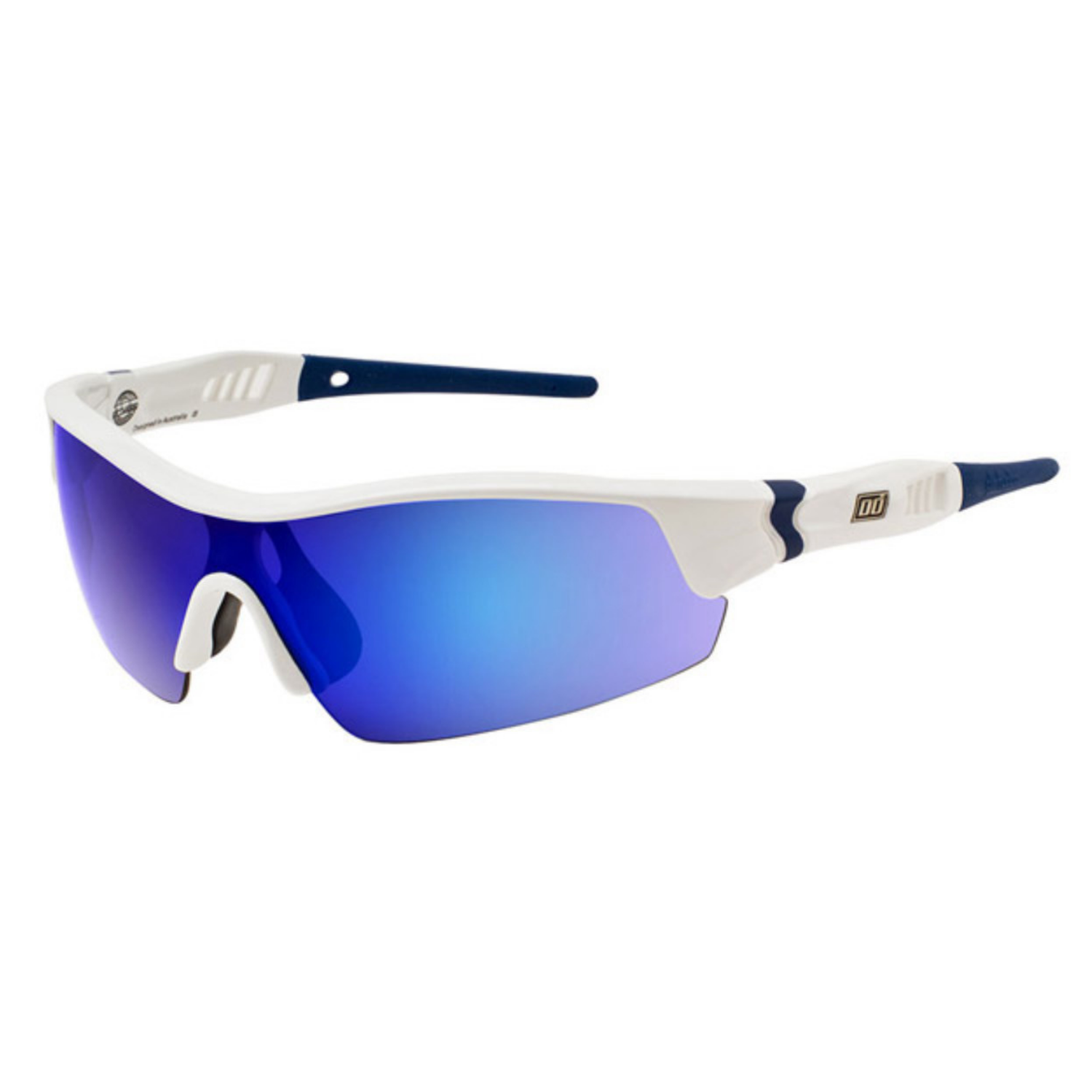 Slnečné okuliare DIRTY DOG Sport Edge White Blue Gray/Blue Fusion Mirror - Slnečné okuliare - 1