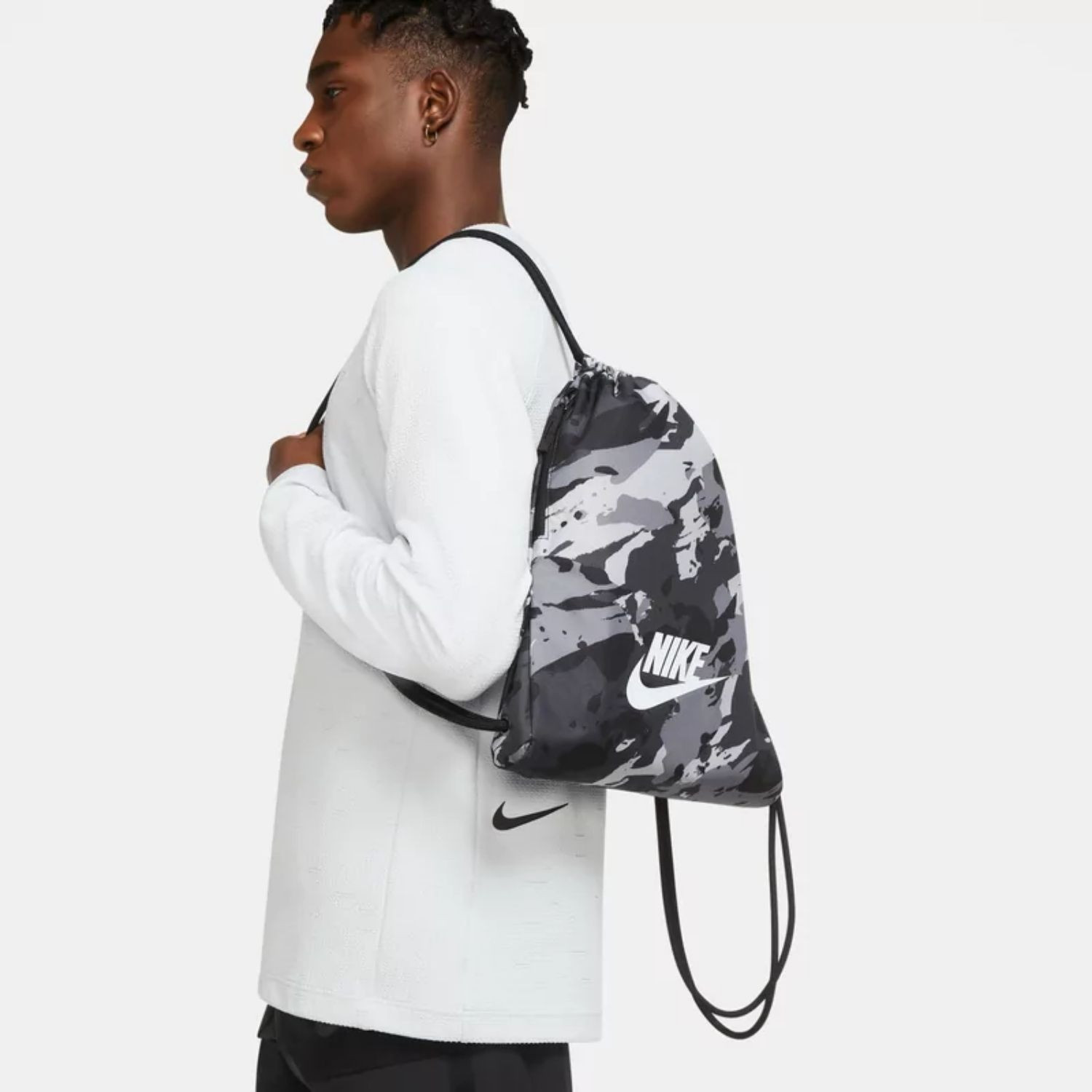 Vak NIKE Heritage Printed Black - Športové vaky - 2
