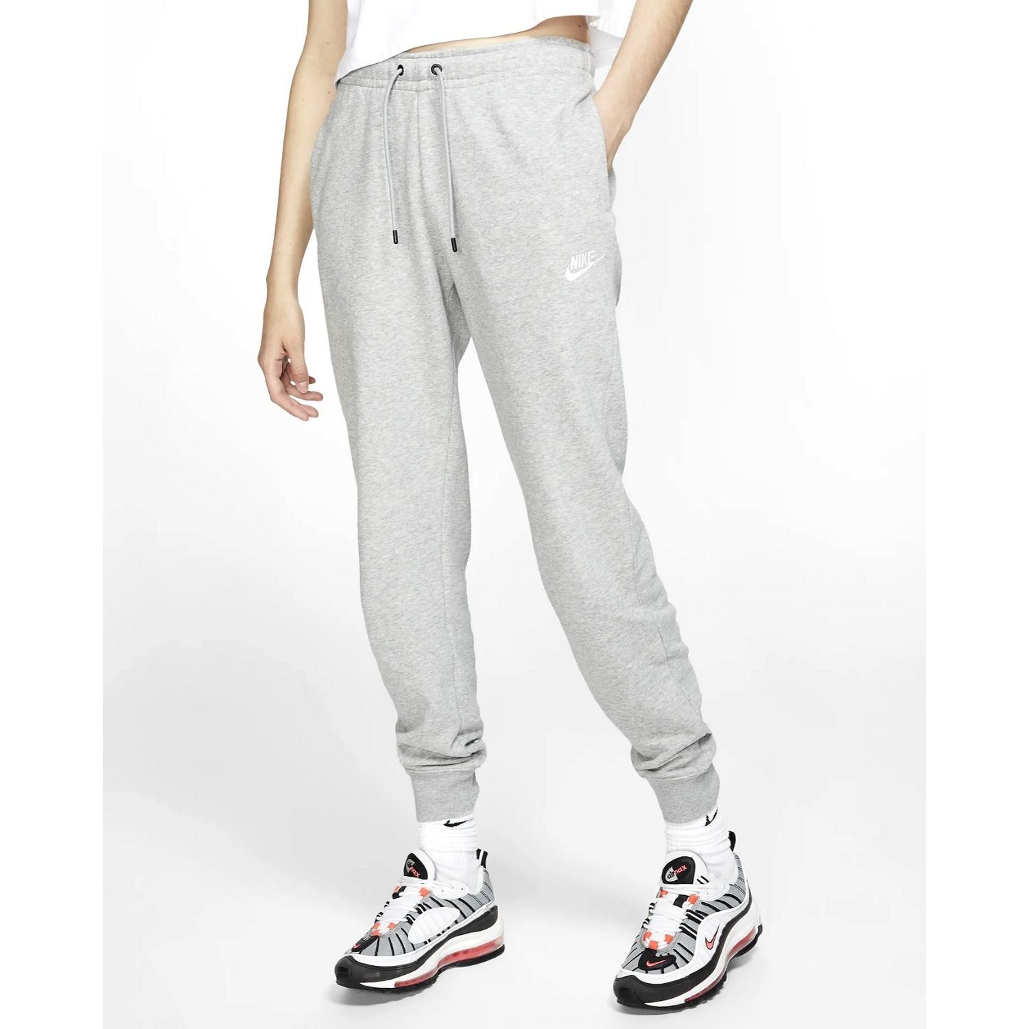 Tepláky NIKE Essentl REG Fleece Gray - Tepláky - 1