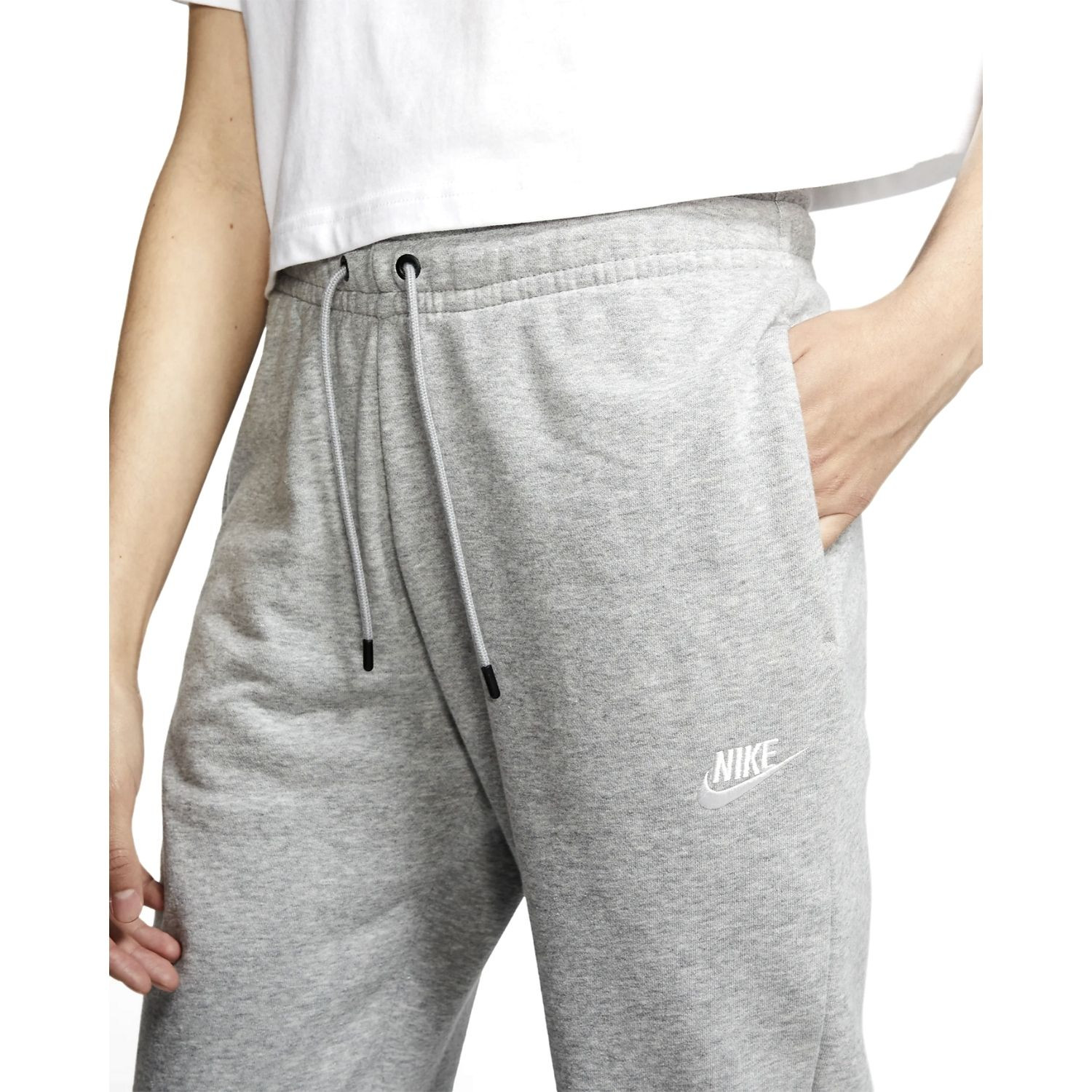 Tepláky NIKE Essentl REG Fleece Gray - Tepláky - 3