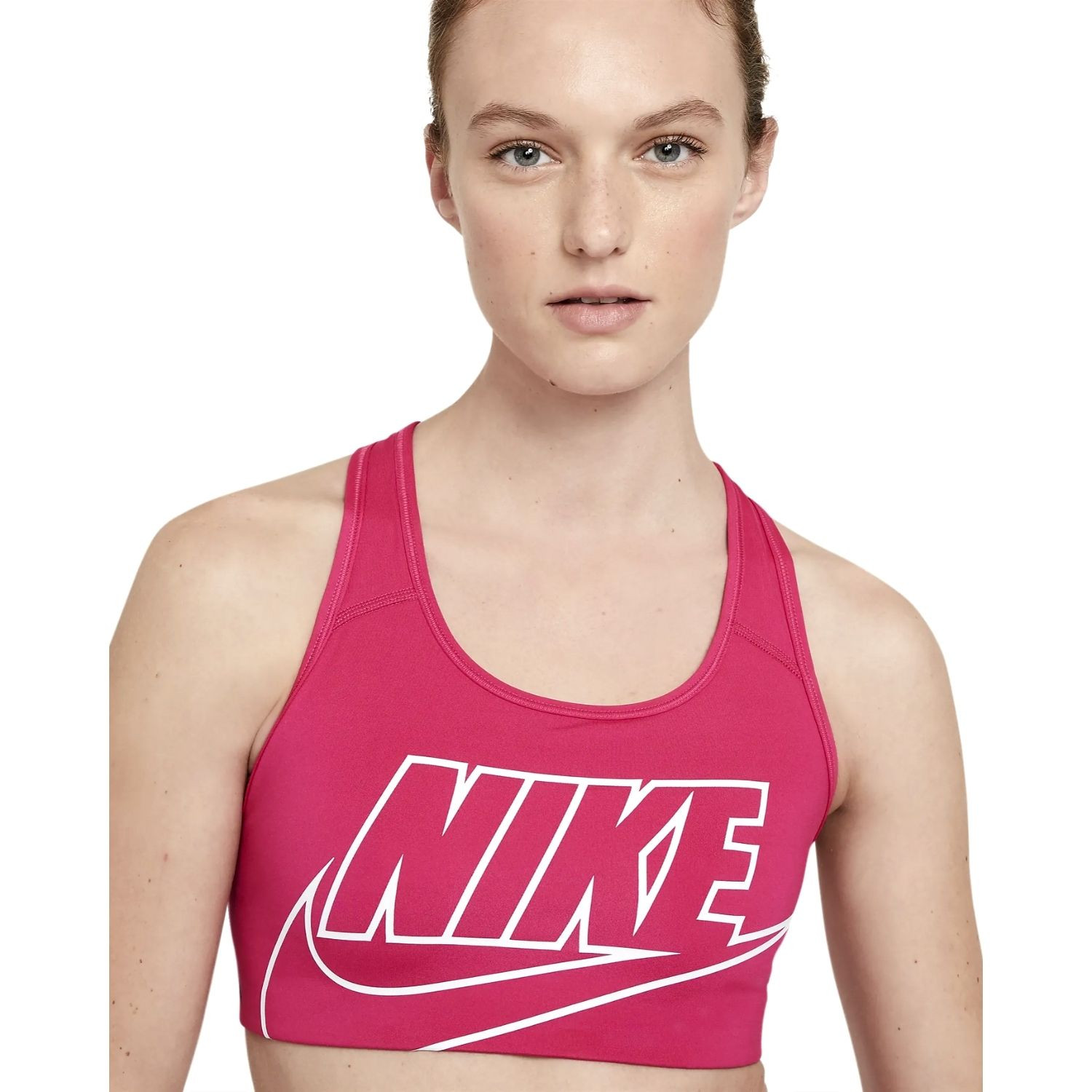 Podprsenka NIKE Swoosh Futura Fireberry - Športové podprsenky - 2