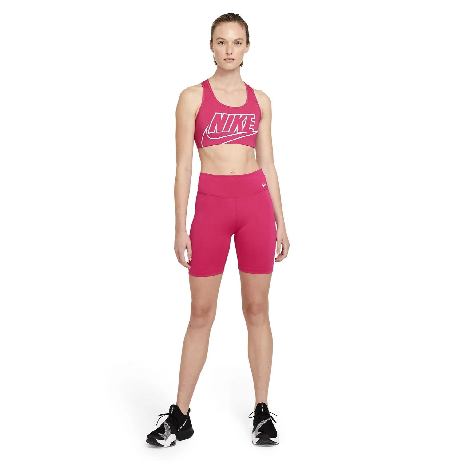 Podprsenka NIKE Swoosh Futura Fireberry - Športové podprsenky - 3