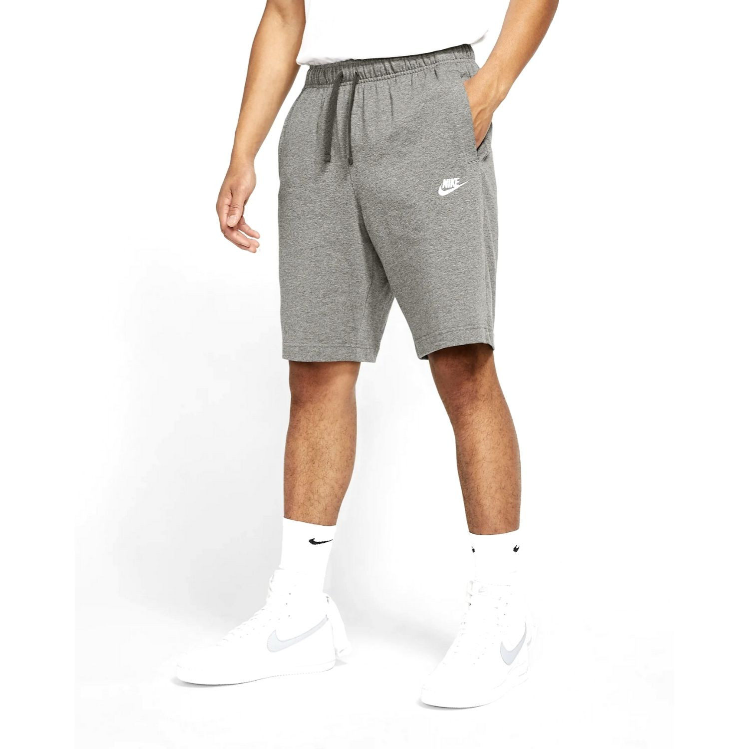 Kraťasy NIKE Sportswear Club Fleece Grey - Kraťasy & Šortky - 1