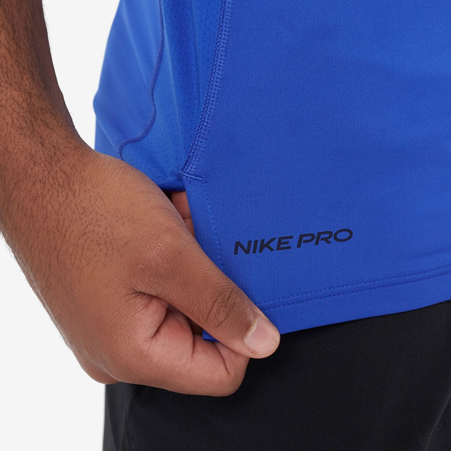 Tričko NIKE M NP Top SS Tight Blue - NIKE - 3